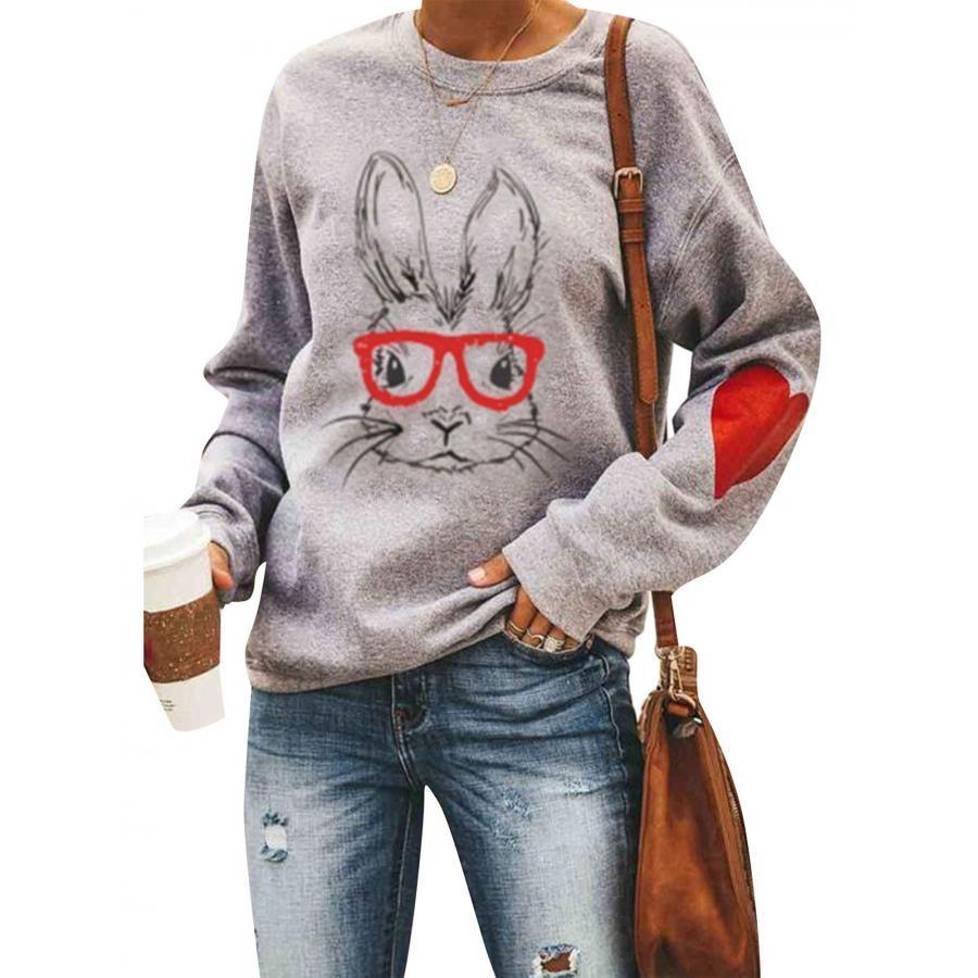 Women Loose Pullover Sweatshirts Easter Long Sleeve Round Neck Autumn Tops For Casual
Women Loose Pullover Sweatshirts Easter Long Sleeve Round Neck Autumn Tops For Casual