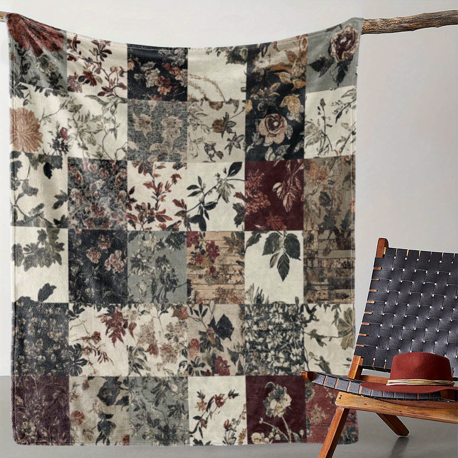 Cozy Vintage Floral Patchwork Flannel Blanket - Soft, Warm & For Couch, Bed, Car, Office, Camping | Gift Idea, For Autumn
Cozy Vintage Floral Patchwork Flannel Blanket - Soft, Warm & For Couch, Bed, Car, Office, Camping | Gift Idea, For Autumn