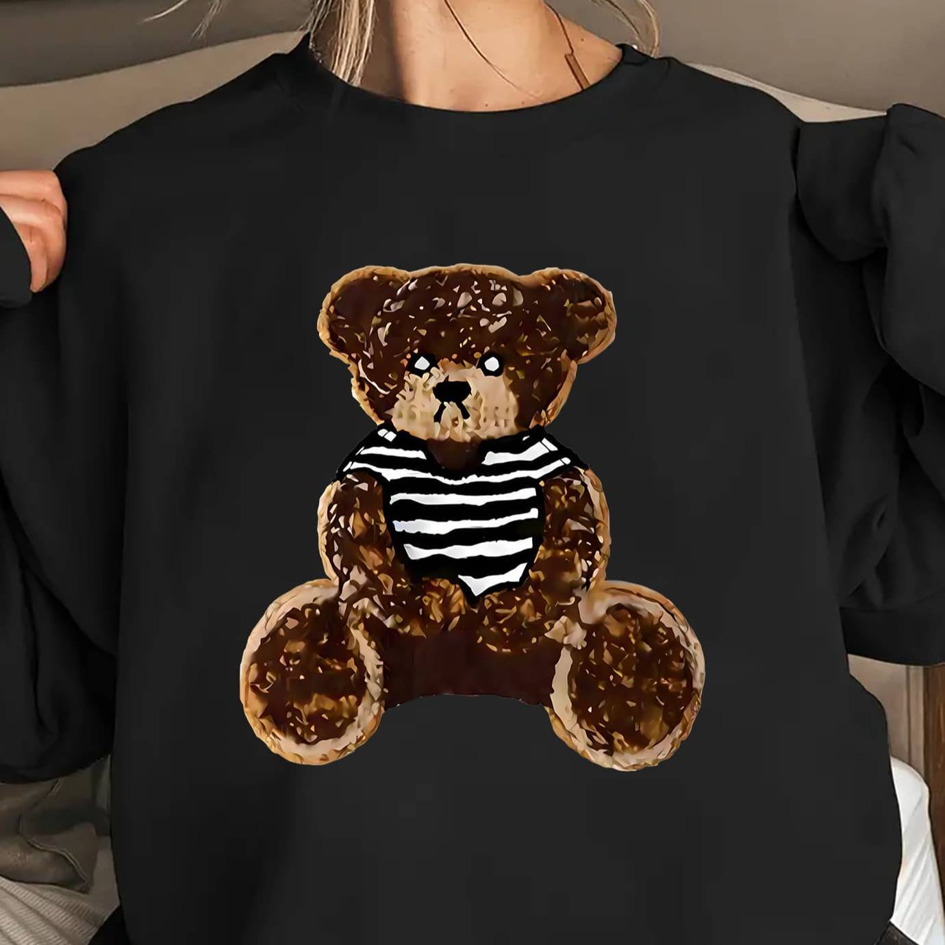 Women's Cozy Polyester Pullover Sweatshirt With Cute , Round Neck - Warm, Machine Washable, , Cute Sweaters
Women's Cozy Polyester Pullover Sweatshirt With Cute , Round Neck - Warm, Machine Washable, , Cute Sweaters