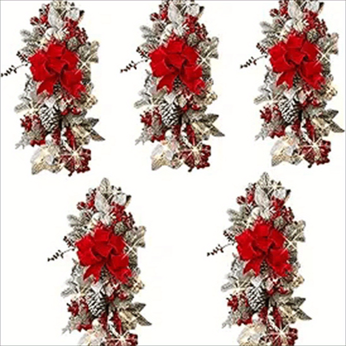 5pcs Lighted Christmas Swags - 23.6" Decorations For Railings, & - Plastic & Ornaments For , , , Fireplace & , Christmas Decor
5pcs Lighted Christmas Swags - 23.6" Decorations For Railings, & - Plastic & Ornaments For , , , Fireplace & , Christmas Decor