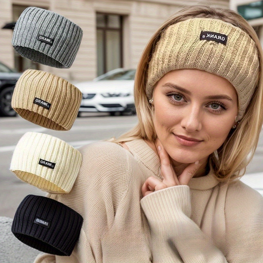 4pcs Cozy Knit Headbands For Women - Soft, Warm & Stylish Solid Color Hair Accessories For Autumn/winter
4pcs Cozy Knit Headbands For Women - Soft, Warm & Stylish Solid Color Hair Accessories For Autumn/winter