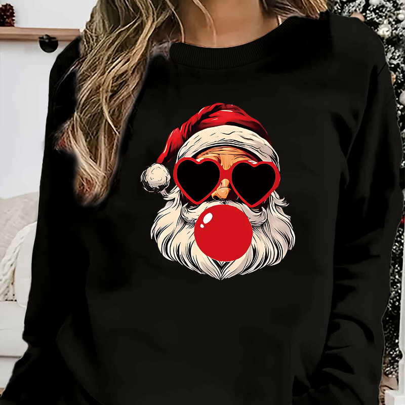 Pull à Capuche pour Femme avec Imprimé Père Noël, Sweatshirt à Manches Longues Tendance et Décontracté, Adapté pour et l'Hiver
Pull à Capuche pour Femme avec Imprimé Père Noël, Sweatshirt à Manches Longues Tendance et Décontracté, Adapté pour et l'Hiver
