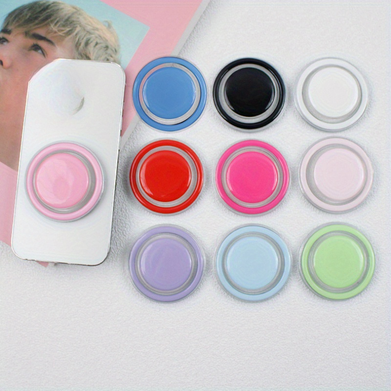 Compatible Acrylic Round Phone Grip Stand, Solid Color Portable Desktop Smartphone Holder, Magnetic Design
Compatible Acrylic Round Phone Grip Stand, Solid Color Portable Desktop Smartphone Holder, Magnetic Design