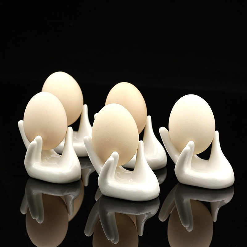 4pcs Set Of Mini Ceramic Hand-shaped Air Plant Holders - Decorative White Stands For Desk, Table & Shelf Display
4pcs Set Of Mini Ceramic Hand-shaped Air Plant Holders - Decorative White Stands For Desk, Table & Shelf Display