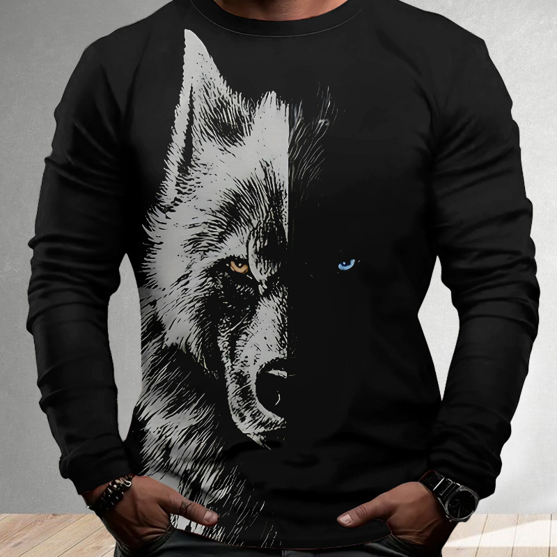 Men's Paris Gradient Red Long Sleeve T-shirt - Casual Crew Neck, Comfortable Polyester , Ideal For & Outdoor Activities And Autumn
Men's Paris Gradient Red Long Sleeve T-shirt - Casual Crew Neck, Comfortable Polyester , Ideal For & Outdoor Activities And Autumn