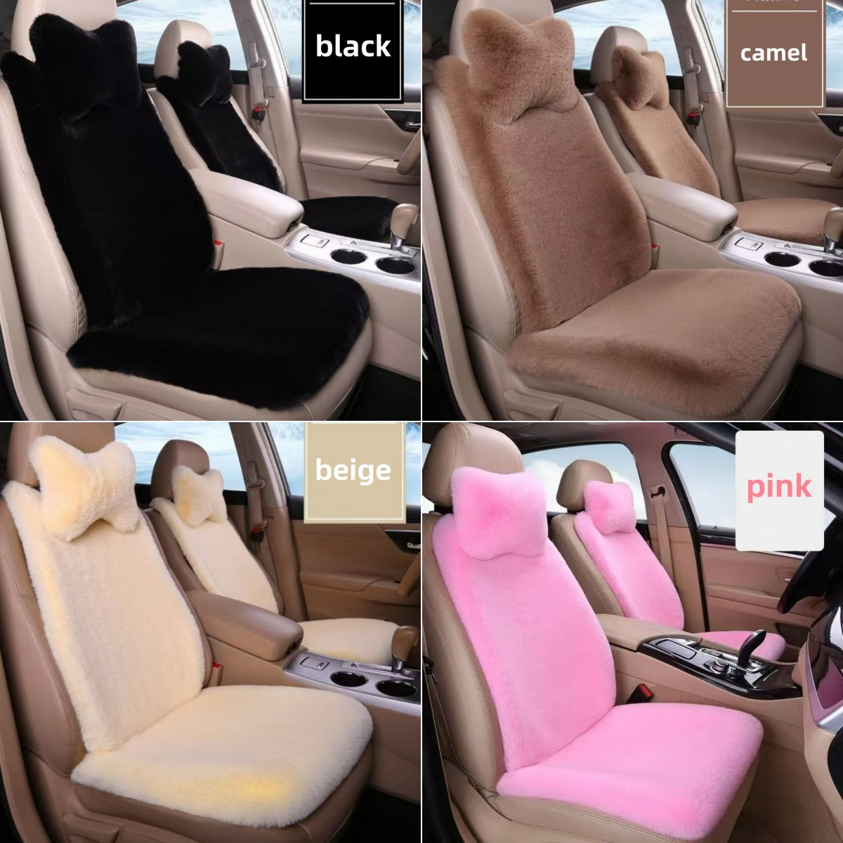 3pcs Luxury Plush Car Seat Cushion Set, Universal Fit, Woven , With Winter Chair Protection For Vehicle Interior Accessories
3pcs Luxury Plush Car Seat Cushion Set, Universal Fit, Woven , With Winter Chair Protection For Vehicle Interior Accessories