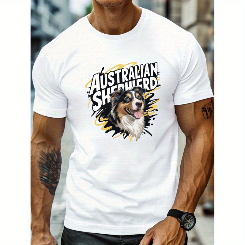 Dog Graphic Tee For Men - Casual Crew Neck, Short Sleeve, Lightweight & Comfy Summer T-shirt
Dog Graphic Tee For Men - Casual Crew Neck, Short Sleeve, Lightweight & Comfy Summer T-shirt
