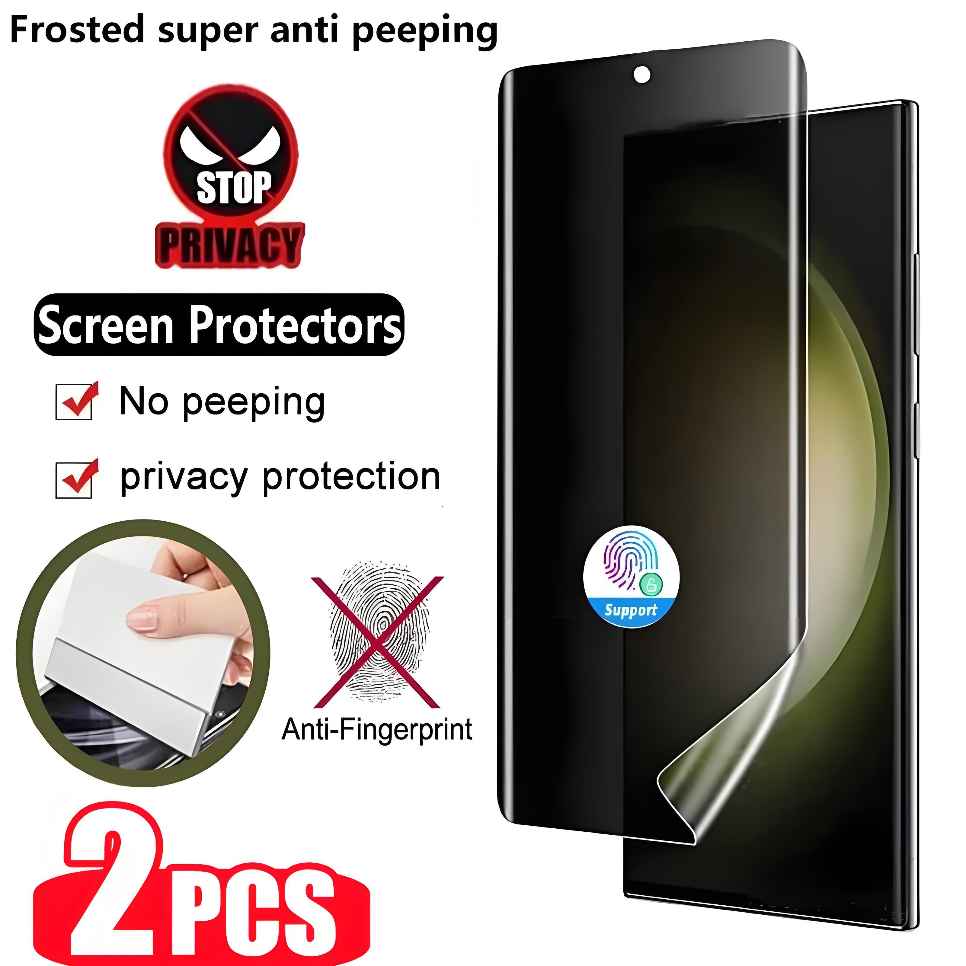 2pcs Anti-peeping Hydrogel Film S21 S22 S23 S24 Ultra Screen Protector Privacy Protection /s21/s23 Fe/note 10 Plus/note 20 Ultra Screen Protector Not Glass S21 S22 S23 Fe S24 Ultra Screen Protector
2pcs Anti-peeping Hydrogel Film S21 S22 S23 S24 Ultra Screen Protector Privacy Protection /s21/s23 Fe/note 10 Plus/note 20 Ultra Screen Protector Not Glass S21 S22 S23 Fe S24 Ultra Screen Protector