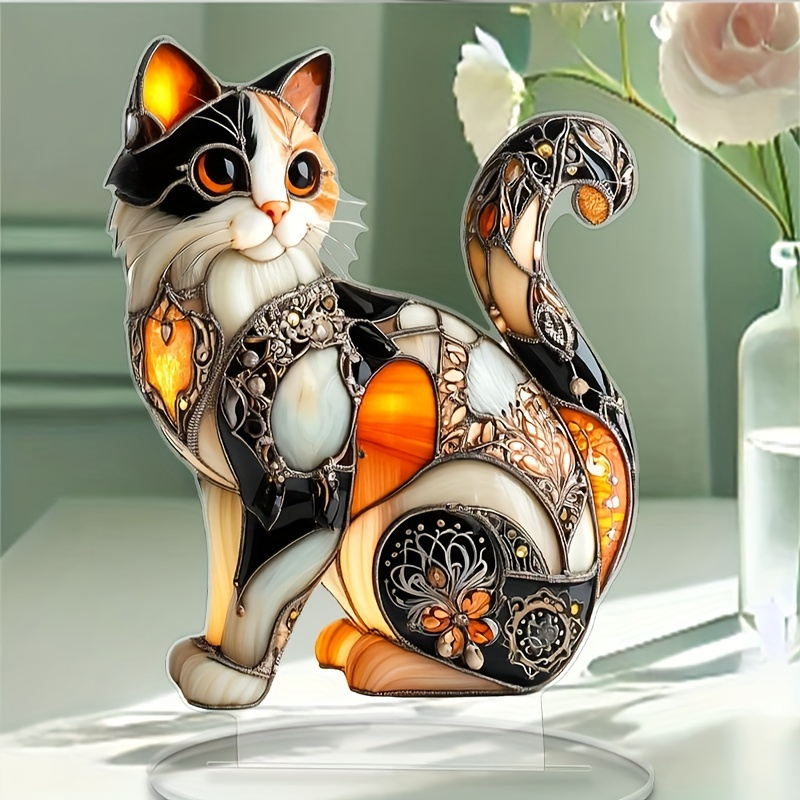 2d Cat Statue Print - Acrylic Desktop Decor, , Ideal Housewarming Gift For , No Batteries Required
2d Cat Statue Print - Acrylic Desktop Decor, , Ideal Housewarming Gift For , No Batteries Required