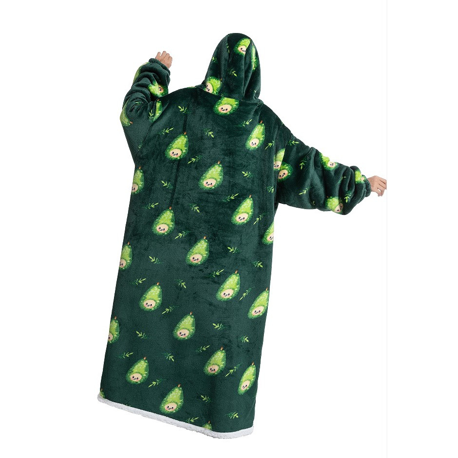 1pc Men's Oversized Winter Sleepwear, Thickened Hooded Robe With Fruit , Polyester Knit Fabric With Pocket, Comfortable Breathable Loungewear For Bath And
1pc Men's Oversized Winter Sleepwear, Thickened Hooded Robe With Fruit , Polyester Knit Fabric With Pocket, Comfortable Breathable Loungewear For Bath And