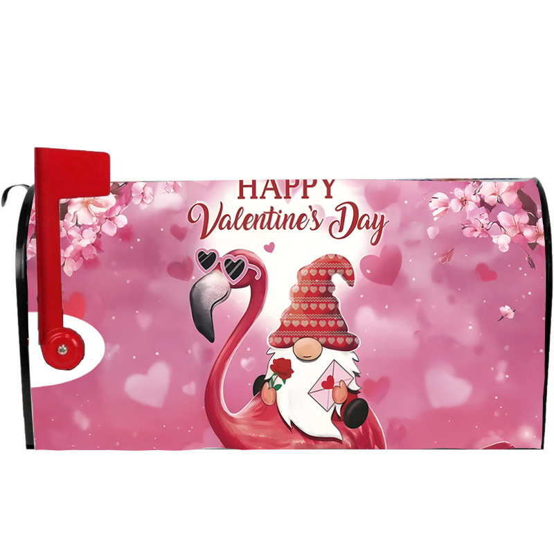 1pc Valentine's Day Polyester Mailbox Cover, Waterproof Magnetic Decorative Mailbox Wrap, Standard Size 21x18 Inches For Home, Garden, Patio Decoration
1pc Valentine's Day Polyester Mailbox Cover, Waterproof Magnetic Decorative Mailbox Wrap, Standard Size 21x18 Inches For Home, Garden, Patio Decoration