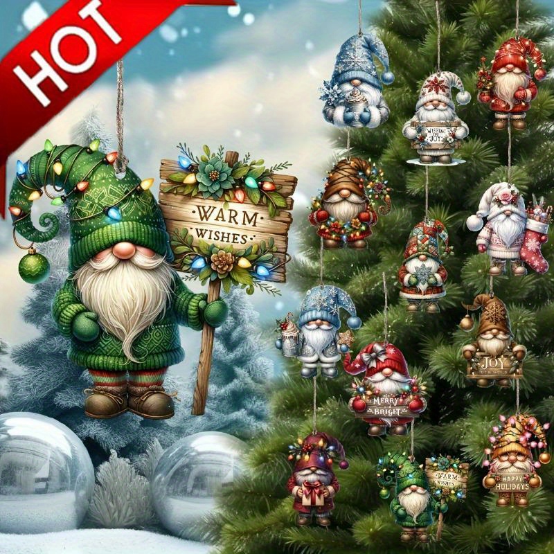 24- Wooden Christmas Ornaments - Decorative Hanging Crafts, & , No-electricity Needed Party Supplies Inspirational Lanyards
24- Wooden Christmas Ornaments - Decorative Hanging Crafts, & , No-electricity Needed Party Supplies Inspirational Lanyards
