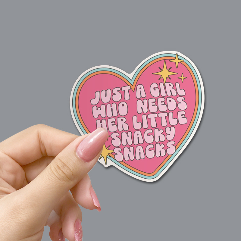 Who Needs Her Little Snacks" Vinyl Sticker - Matte, Reusable, Non-spoonable Design For Laptops, Water Bottles, Skateboards & More - Adheres To Any
Who Needs Her Little Snacks" Vinyl Sticker - Matte, Reusable, Non-spoonable Design For Laptops, Water Bottles, Skateboards & More - Adheres To Any
