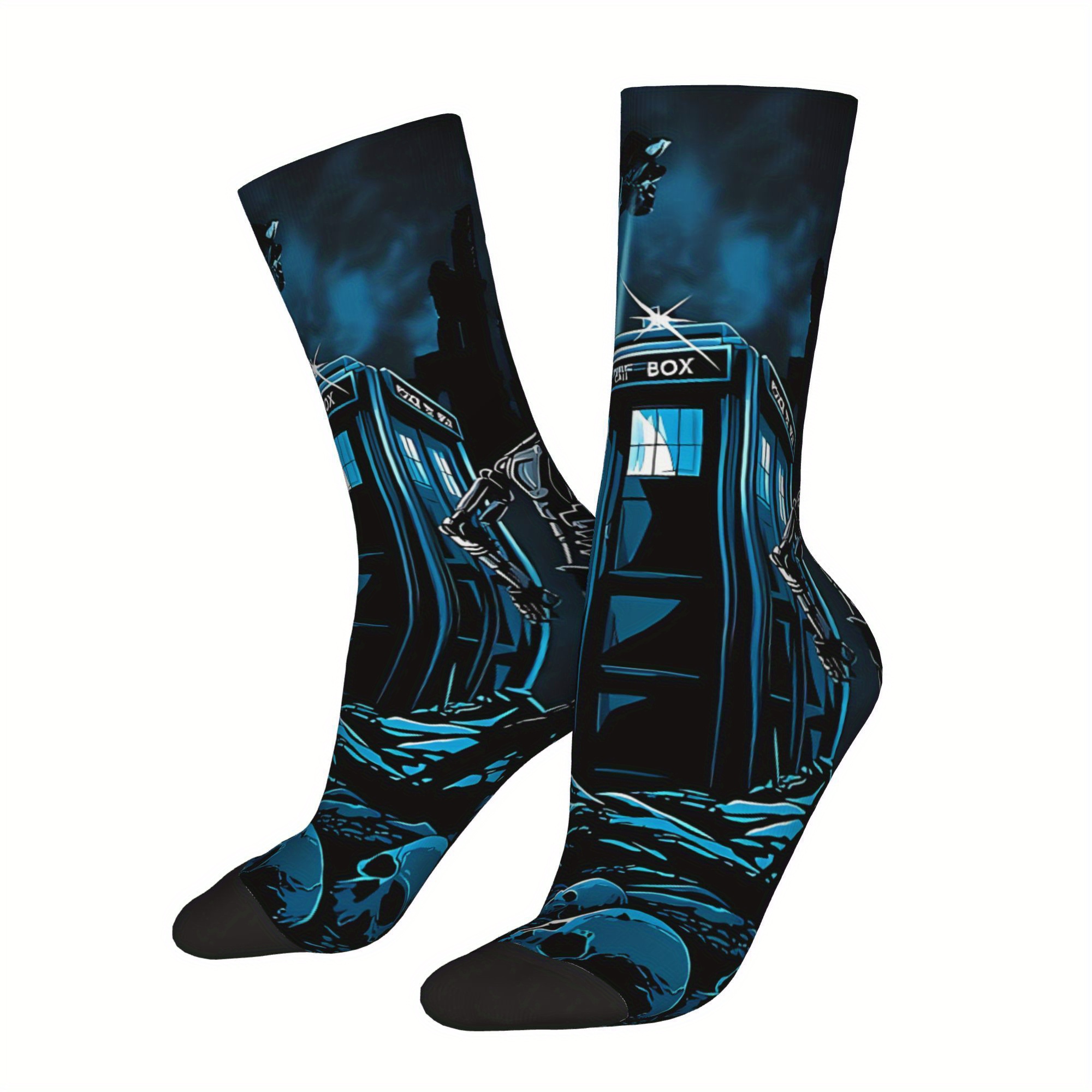 1 Pair Men's Novelty Crew Socks - High-quality Polyester & Elastane , Fun Hip Hop Style, Perfect Gift For Fans, Hand Washable
1 Pair Men's Novelty Crew Socks - High-quality Polyester & Elastane , Fun Hip Hop Style, Perfect Gift For Fans, Hand Washable