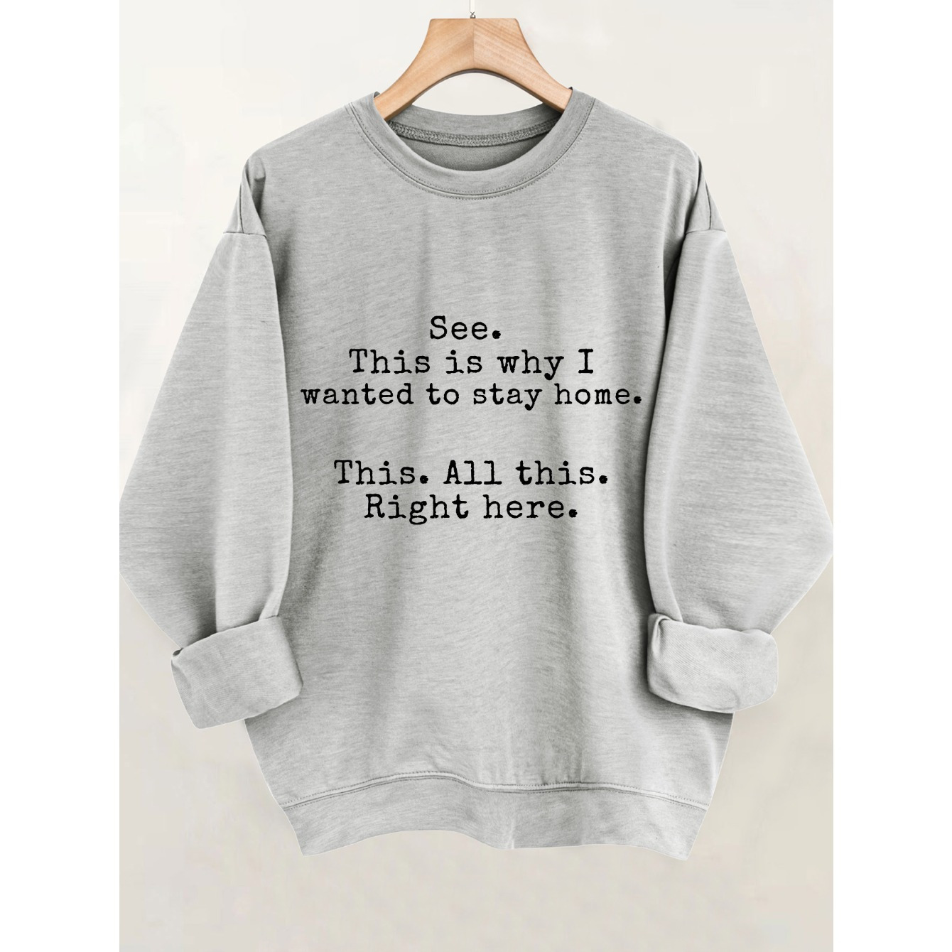 1pc Women's Casual Polyester Sweatshirt With Letter Print, Round Neck, Knitted Pullover For All
1pc Women's Casual Polyester Sweatshirt With Letter Print, Round Neck, Knitted Pullover For All