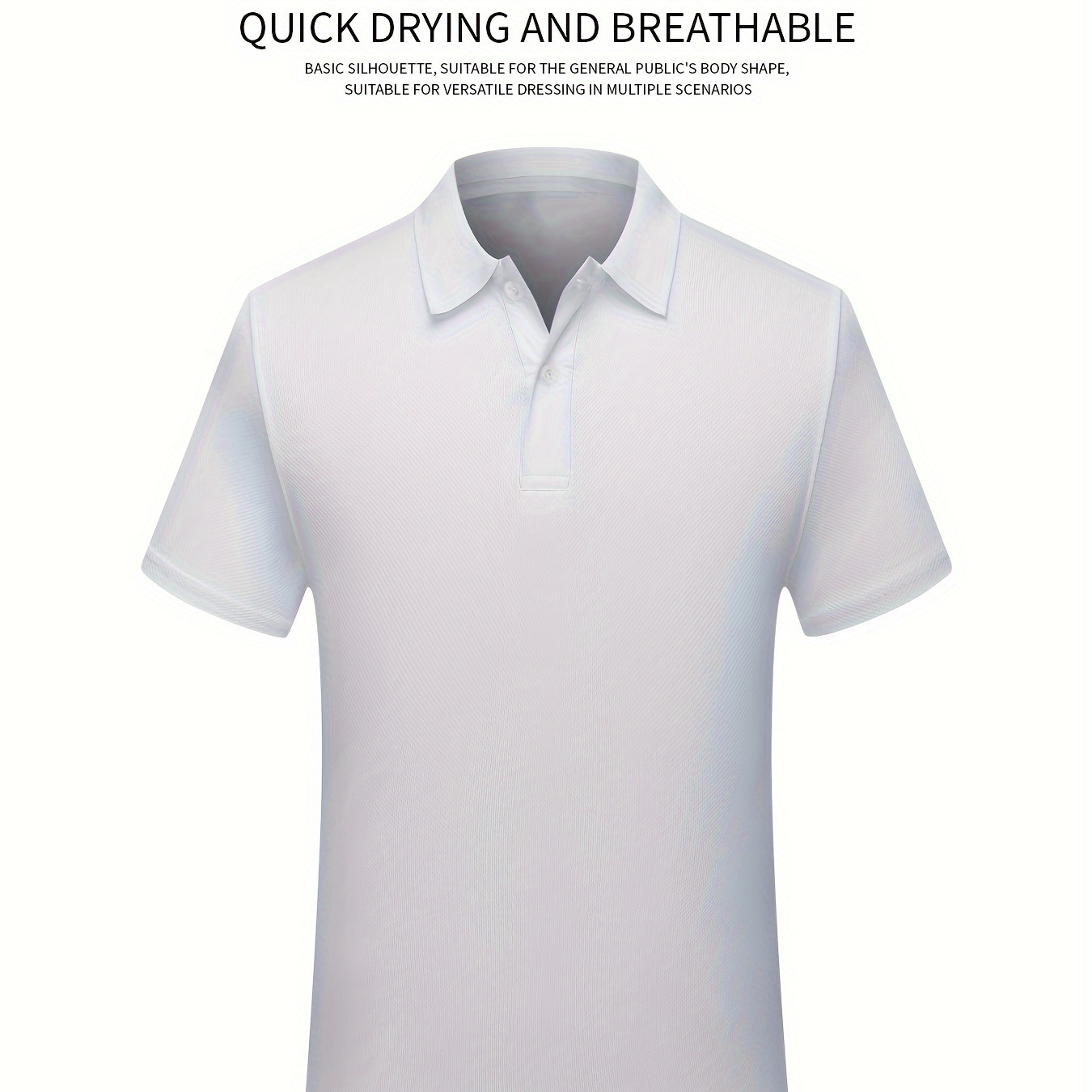 1-pack Quick-drying Breathable Sports Shirt, Polyester Knit Fabric, Solid Color With Lapel Collar, Casual And Running Top For Adults And Teens - Summer Stretchable Athletic Wear
1-pack Quick-drying Breathable Sports Shirt, Polyester Knit Fabric, Solid Color With Lapel Collar, Casual And Running Top For Adults And Teens - Summer Stretchable Athletic Wear