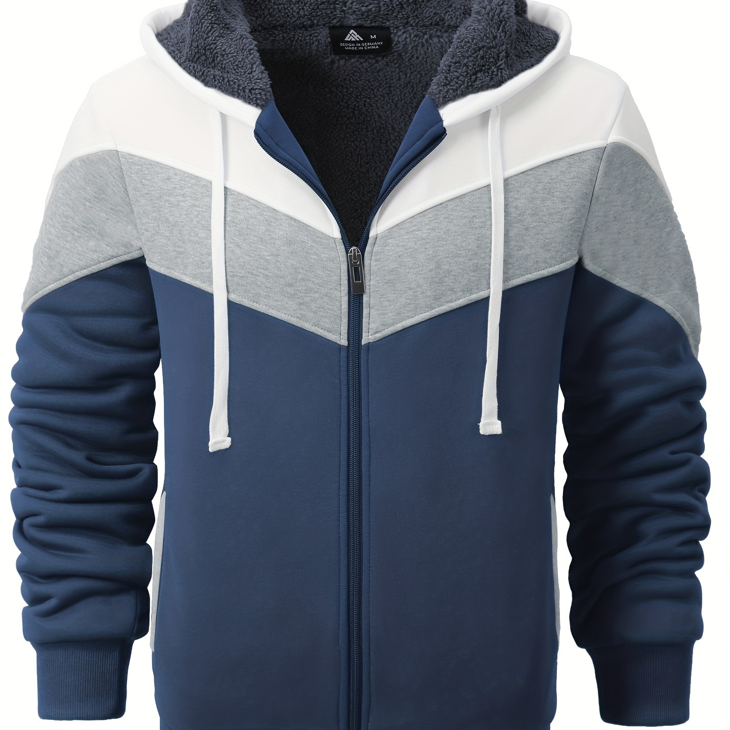 Men's Contrast Colors Trendy And Versatile Zipper Hoodies Drawstring Fleece Long Sleeve Jacket, Suitable For Autumn And Winter, Suitable For Outdoor Sports
Men's Contrast Colors Trendy And Versatile Zipper Hoodies Drawstring Fleece Long Sleeve Jacket, Suitable For Autumn And Winter, Suitable For Outdoor Sports