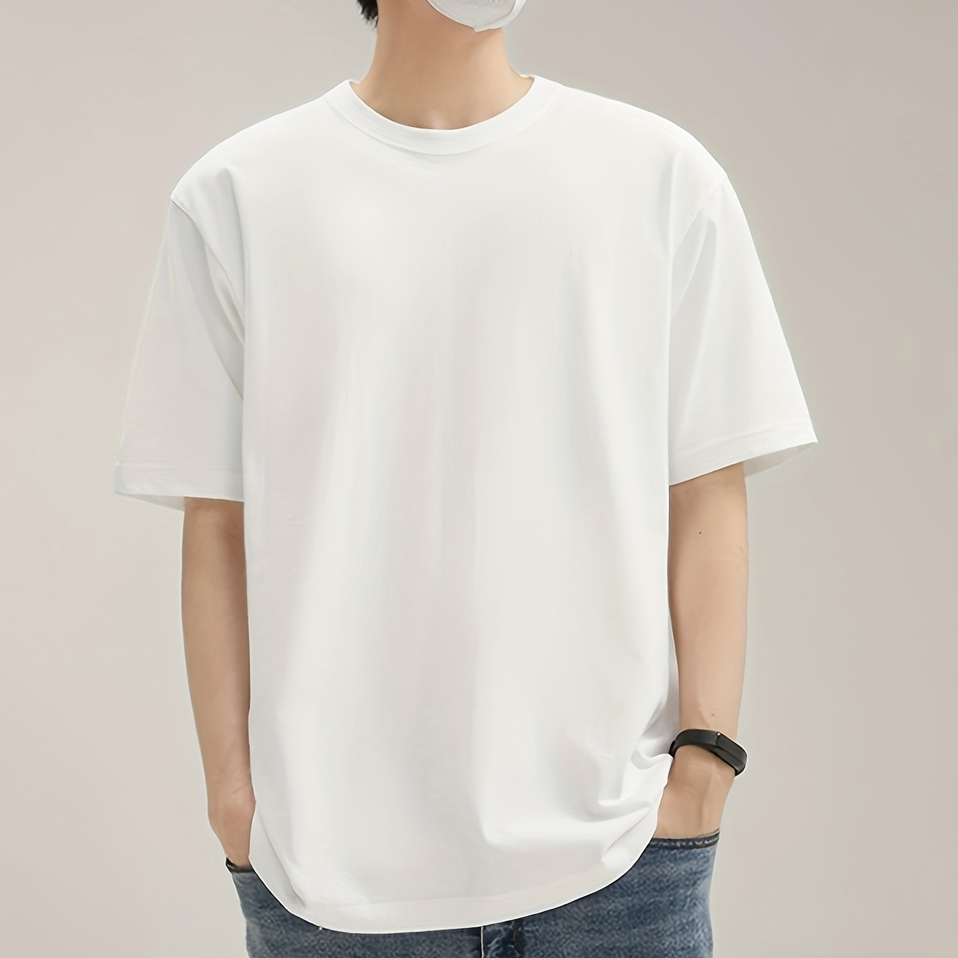 Men's 100% Cotton Solid T-shirt, Casual Short Sleeve Crew Neck Tee, Men's Clothing For Summer Outdoor
Men's 100% Cotton Solid T-shirt, Casual Short Sleeve Crew Neck Tee, Men's Clothing For Summer Outdoor