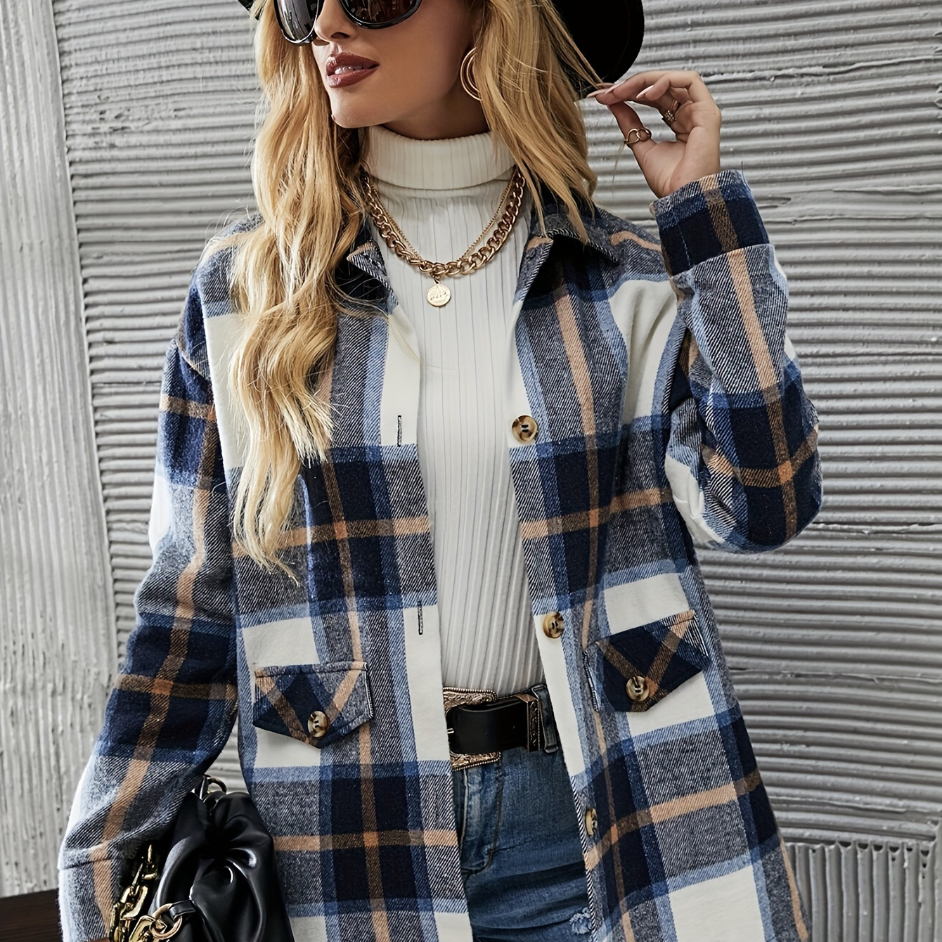 Elegant Women's Blue Long Sleeve Shirt - Polyester, Machine Washable, Non-sheer With Lapel Collar
Elegant Women's Blue Long Sleeve Shirt - Polyester, Machine Washable, Non-sheer With Lapel Collar
