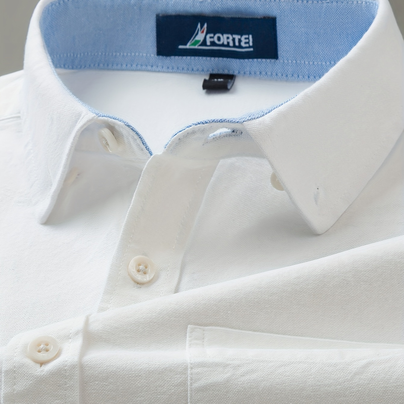 Fortei Men's 100% Cotton Long Sleeve Shirt - Casual Business Style, Solid Color, Button-up Collar, Perfect For Spring/fall
Fortei Men's 100% Cotton Long Sleeve Shirt - Casual Business Style, Solid Color, Button-up Collar, Perfect For Spring/fall