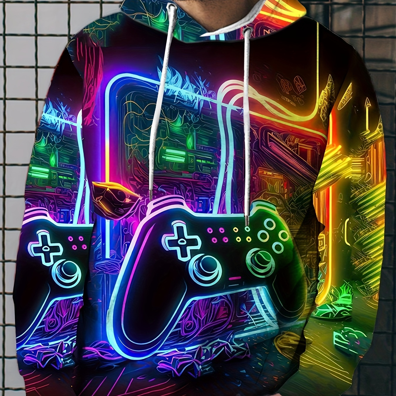 Game Console 3d Men's Hooded Sweatshirt, Fashion Men's Hoodie, Loose Comfortable Trendy Men's Tops
Game Console 3d Men's Hooded Sweatshirt, Fashion Men's Hoodie, Loose Comfortable Trendy Men's Tops