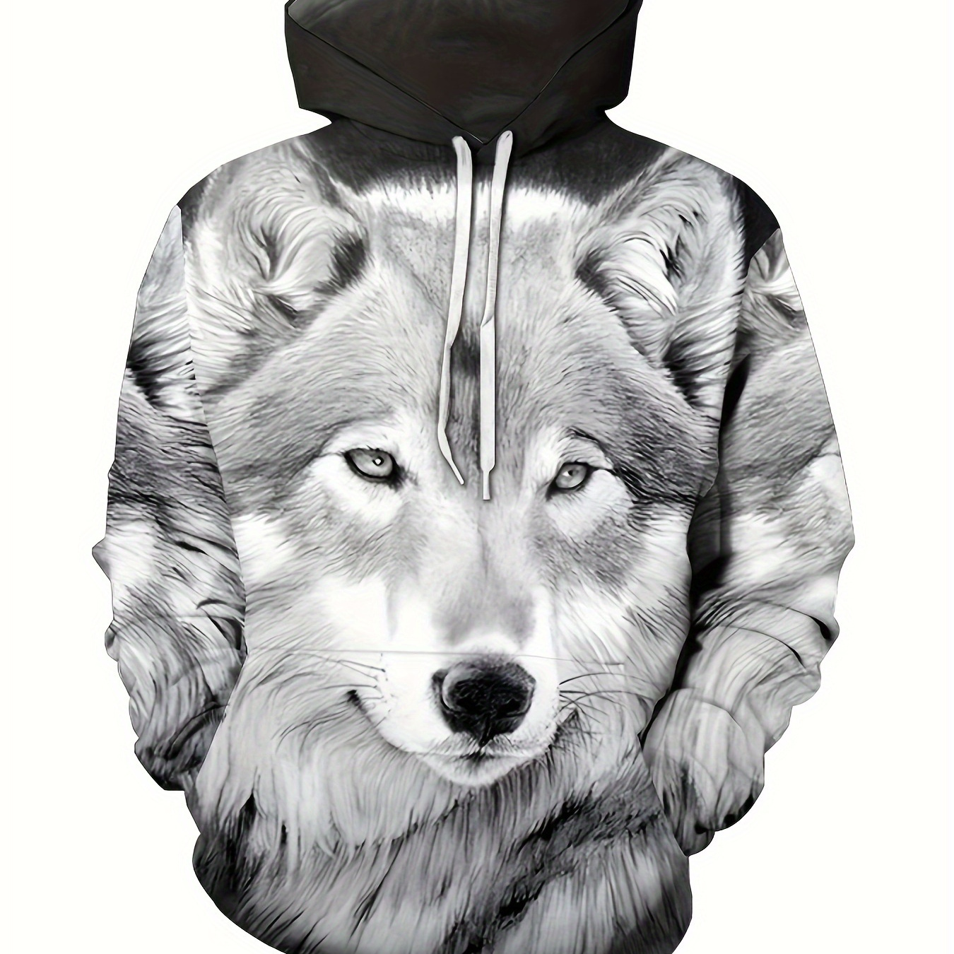 Wolf Print Hoodie, Cool Hoodies For Men, Men's Casual Graphic Design Hooded Sweatshirt Streetwear For Winter Fall, As Gifts
Wolf Print Hoodie, Cool Hoodies For Men, Men's Casual Graphic Design Hooded Sweatshirt Streetwear For Winter Fall, As Gifts