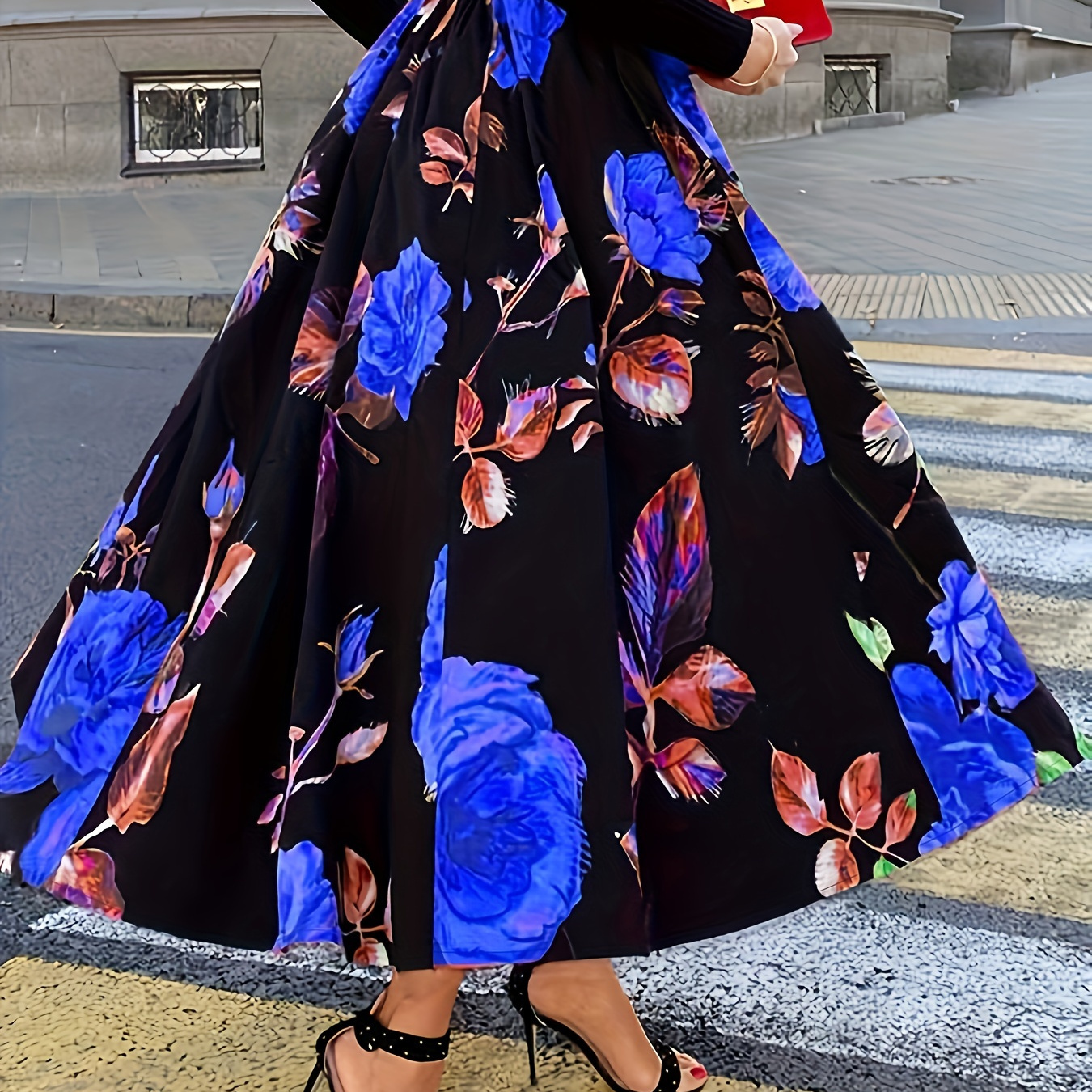 Floral Print Elastic Waist Skirt, Elegant A-line Skirt For Spring & Summer, Women's Clothing
Floral Print Elastic Waist Skirt, Elegant A-line Skirt For Spring & Summer, Women's Clothing