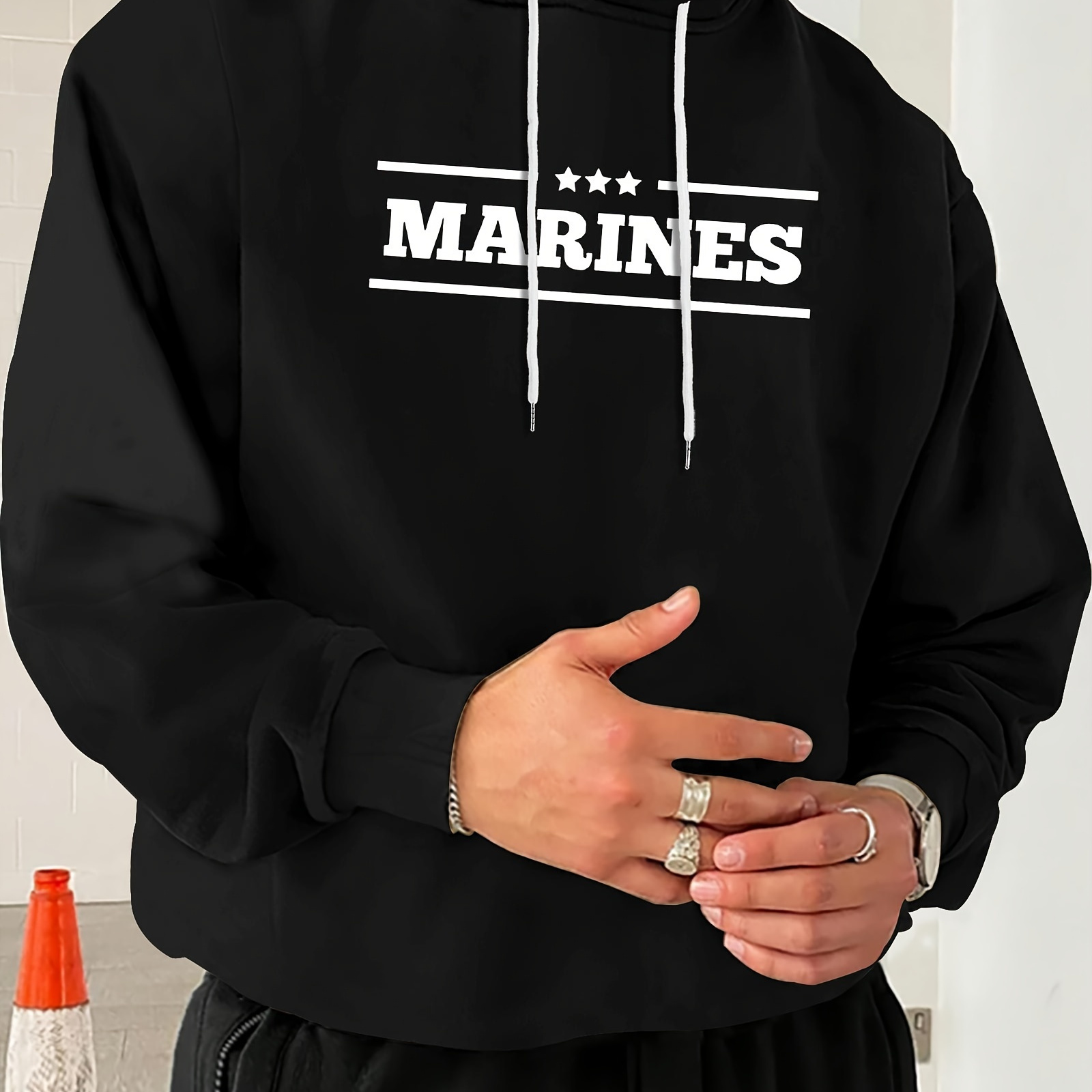 Men's Casual Hoodie With Kangaroo Pocket - Stylish Autumn & Winter Pullover, Polyester , Machine Washable, Plus Size
Men's Casual Hoodie With Kangaroo Pocket - Stylish Autumn & Winter Pullover, Polyester , Machine Washable, Plus Size