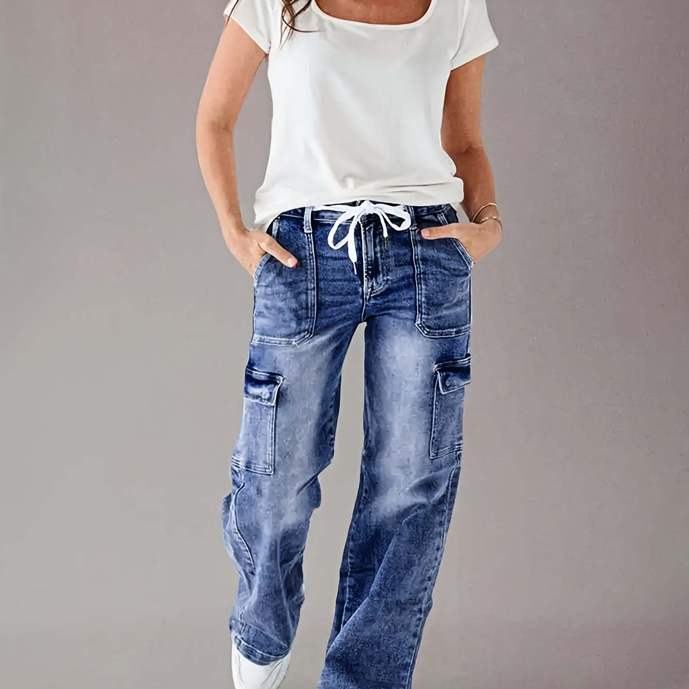 et extensible à jambes droites plusieurs poches, pantalon en décontracté et polyvalent , vêtements et
et extensible à jambes droites plusieurs poches, pantalon en décontracté et polyvalent , vêtements et