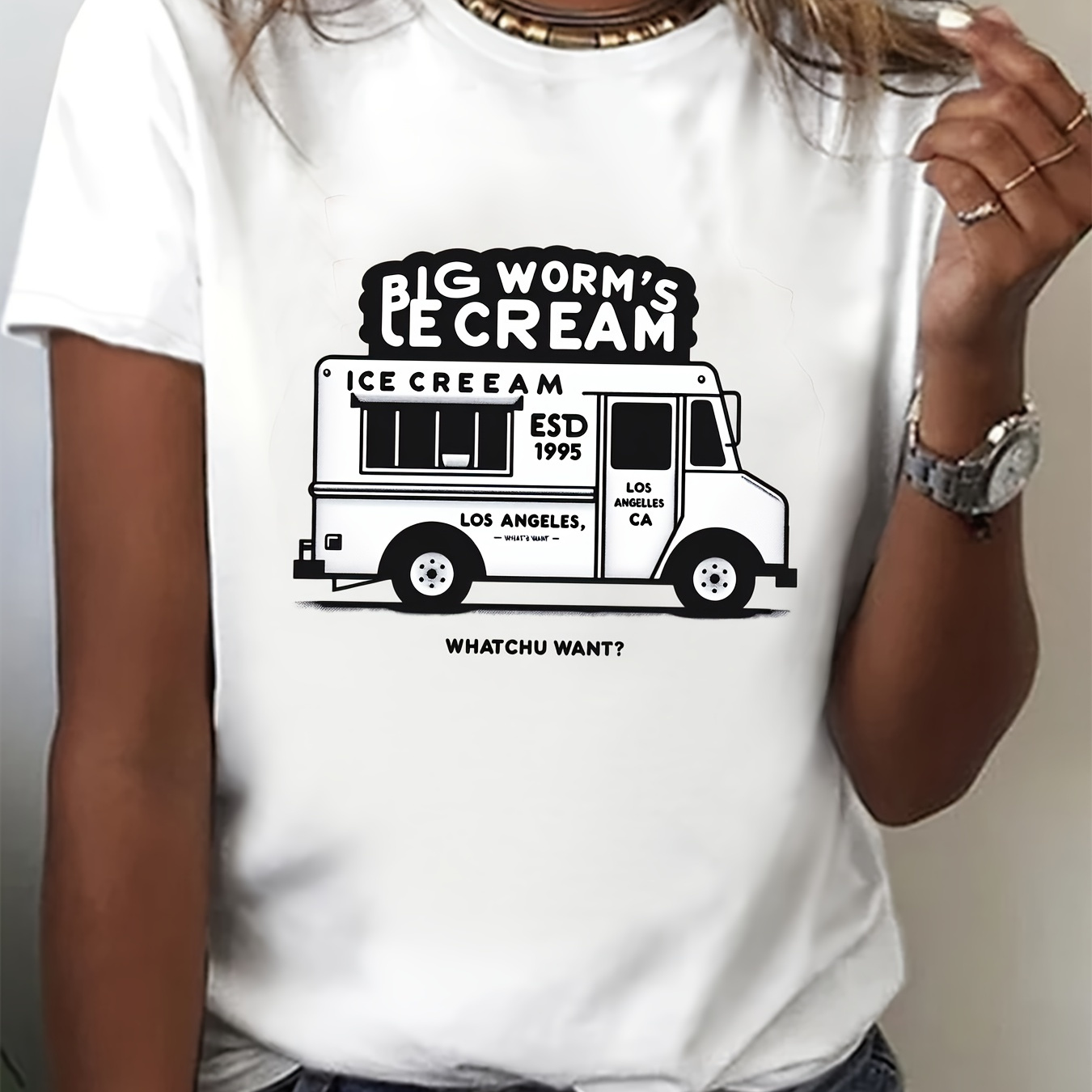 Graphic & Letter Print T-shirt, Vintage Short Sleeve Crew Neck Top For Spring & Summer, Women's Clothing
Graphic & Letter Print T-shirt, Vintage Short Sleeve Crew Neck Top For Spring & Summer, Women's Clothing