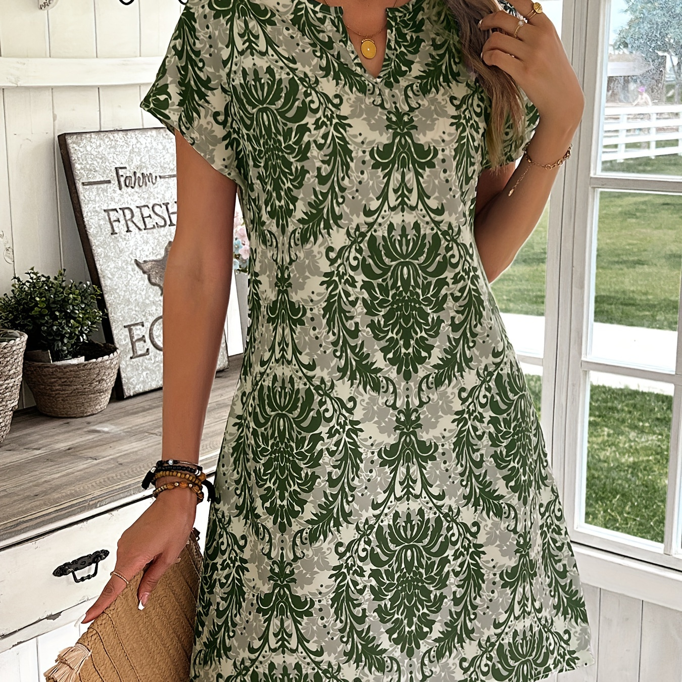 Elegant Summer Floral Dress For Women - Neck A-line Polyester Spandex With Woven Fabric, Sleeveless With No
Elegant Summer Floral Dress For Women - Neck A-line Polyester Spandex With Woven Fabric, Sleeveless With No
