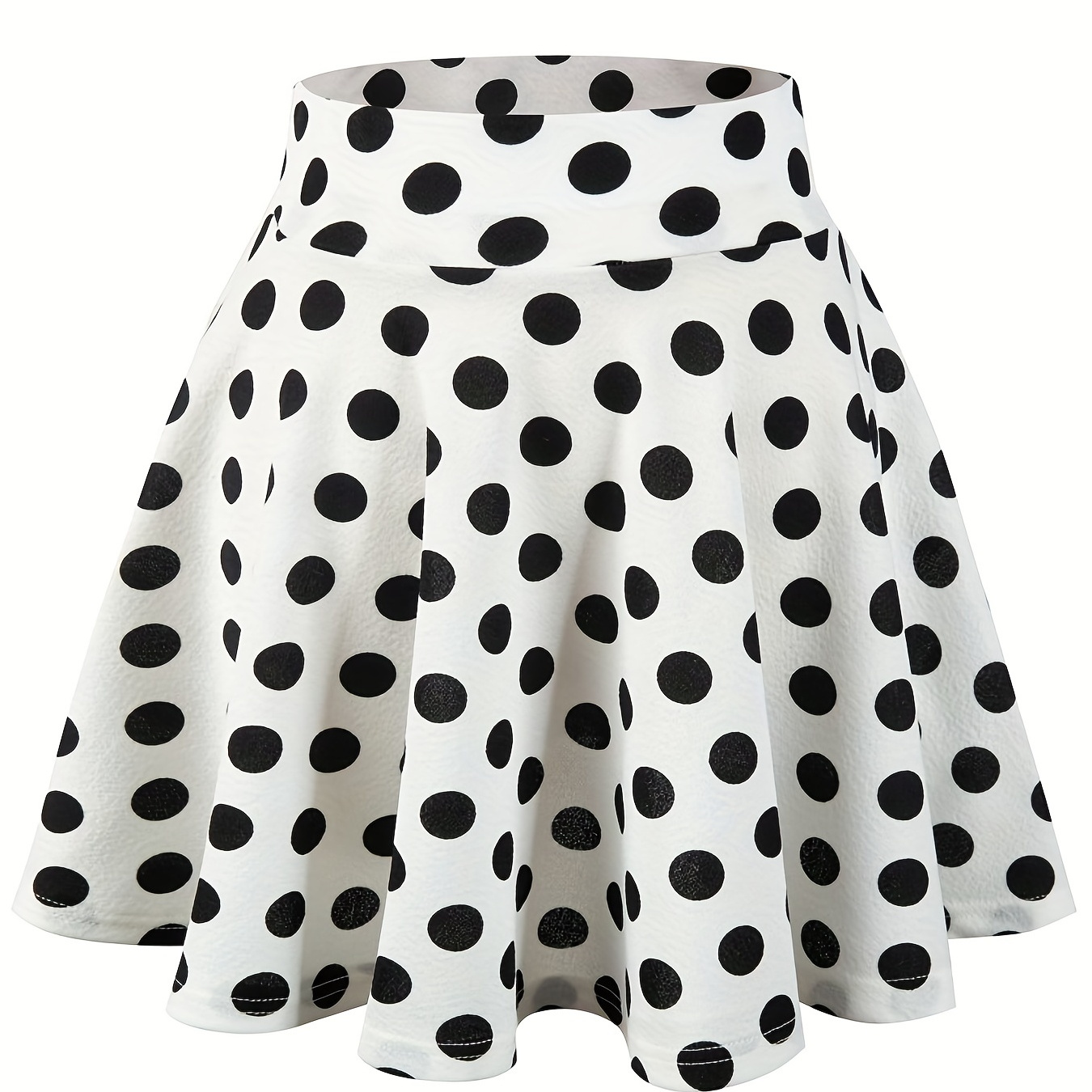 Kpop Polka Dot Print Skater Skirts, Casual Ruffle A Line Versatile Mini Skirts, Women's Clothing
Kpop Polka Dot Print Skater Skirts, Casual Ruffle A Line Versatile Mini Skirts, Women's Clothing