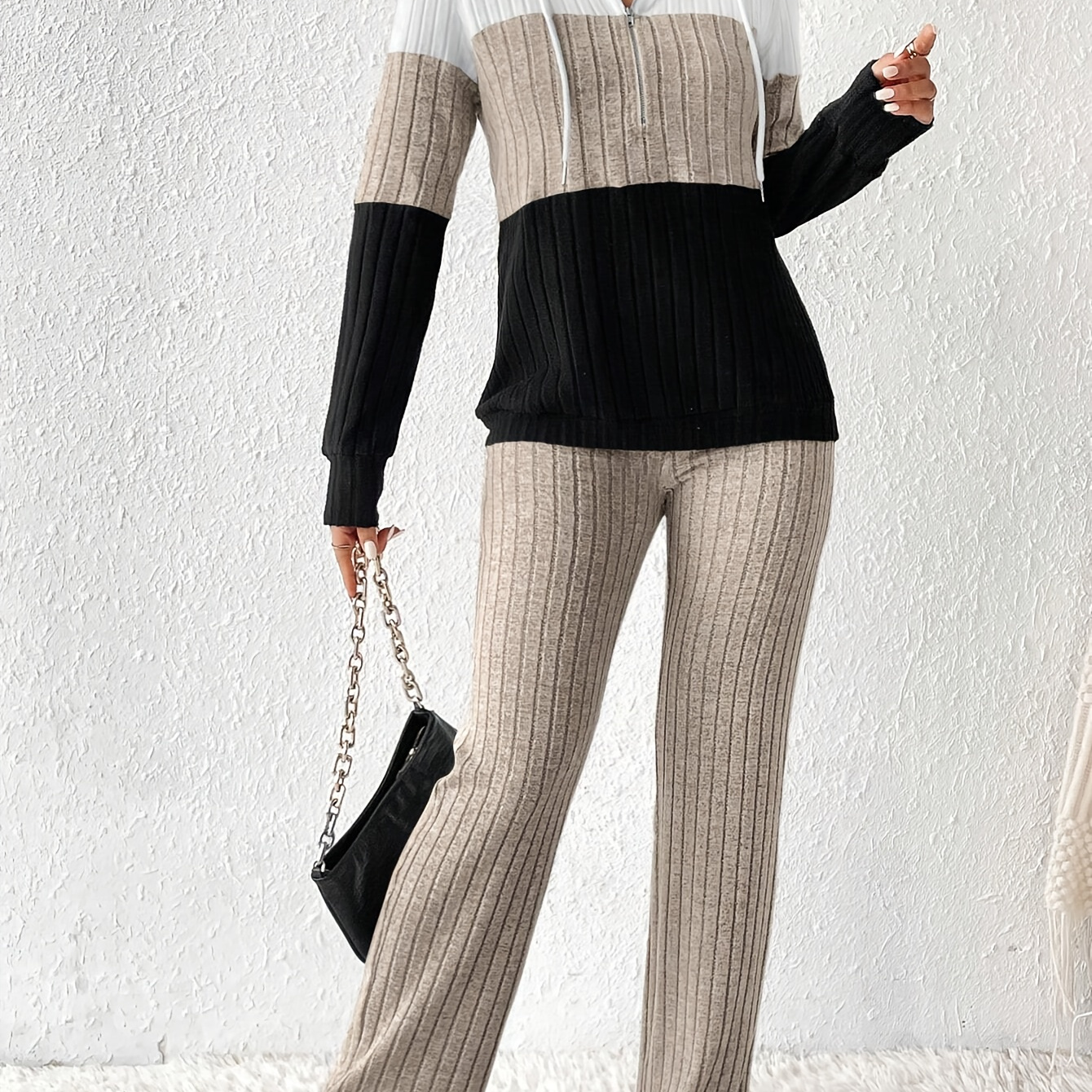 's And Pants Set, Knit Outfit, / , Zippered Pullover , No , Ladies' Sweatshirt And Trousers
's And Pants Set, Knit Outfit, / , Zippered Pullover , No , Ladies' Sweatshirt And Trousers