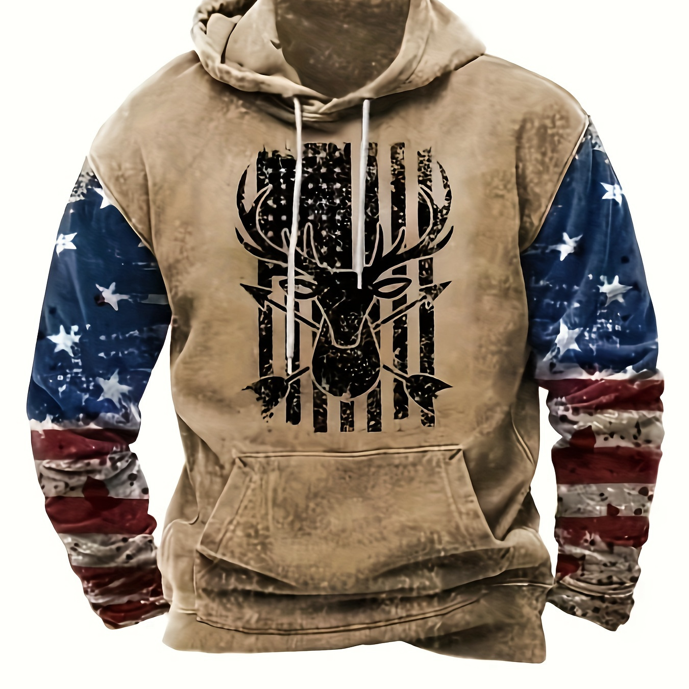 Retro Men's Hoodie American Flag Pattern 3d Printed Hooded Sweatshirt Long Sleeve Oversized Hoodie Men's Clothing
Retro Men's Hoodie American Flag Pattern 3d Printed Hooded Sweatshirt Long Sleeve Oversized Hoodie Men's Clothing