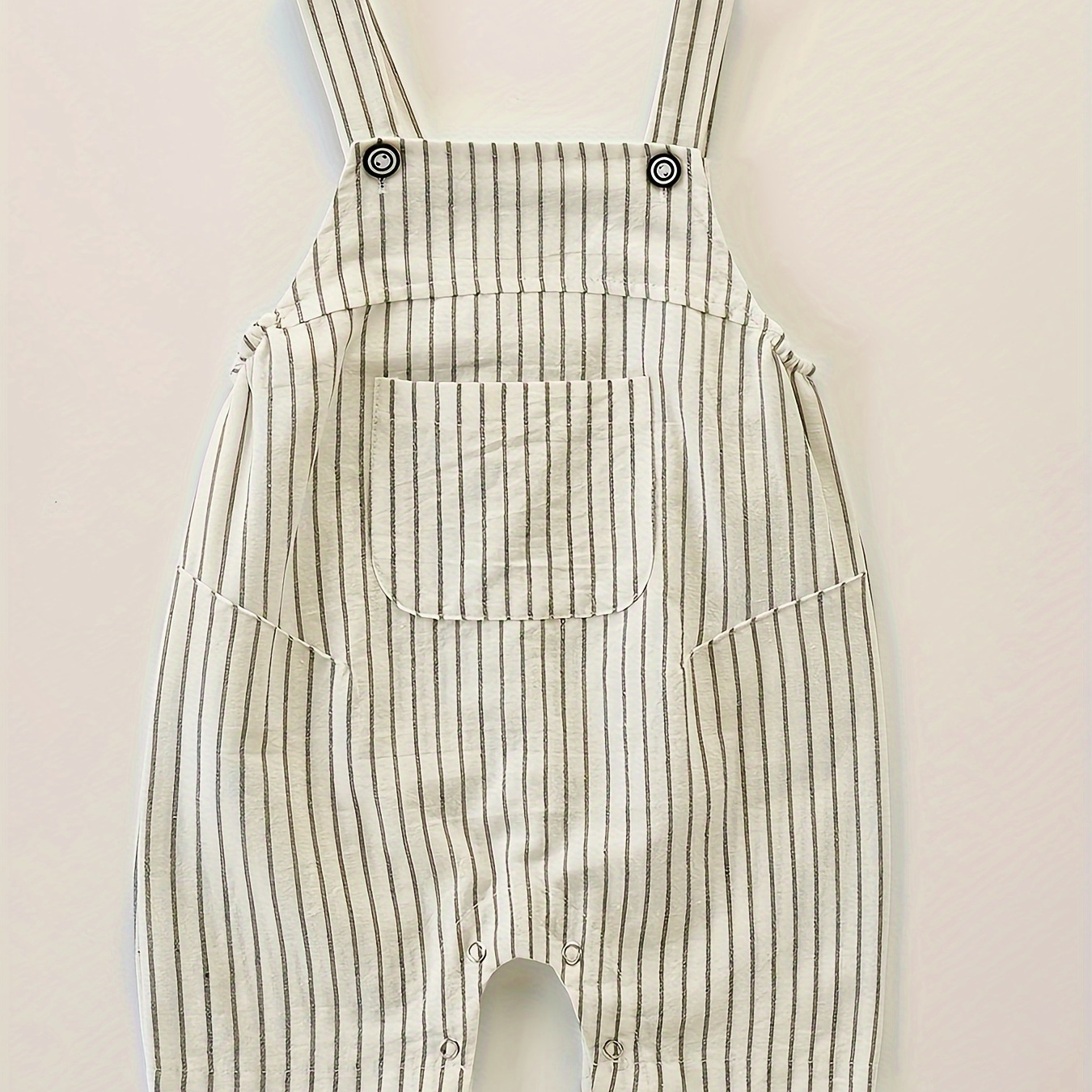 Toddler's Vertical Stripe Pattern Cotton Jumpsuit, Breathable Trendy Overalls, Baby Boy's Clothing
Toddler's Vertical Stripe Pattern Cotton Jumpsuit, Breathable Trendy Overalls, Baby Boy's Clothing