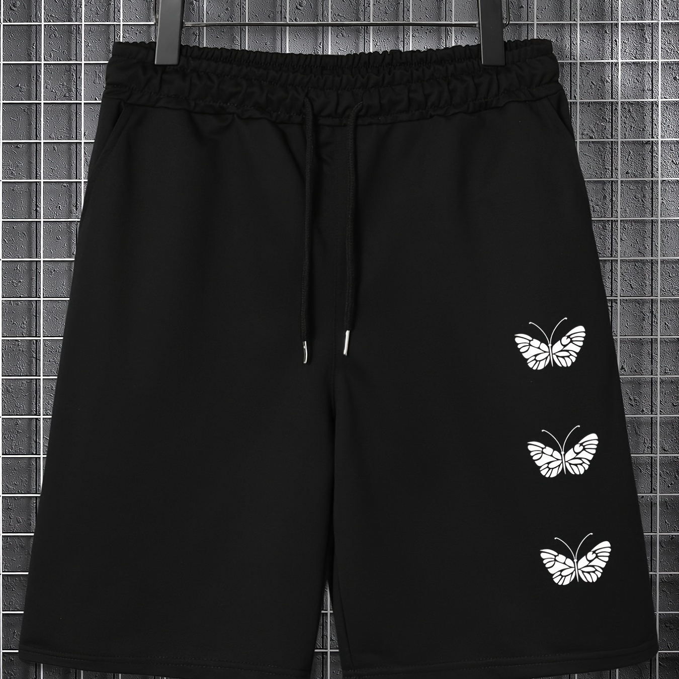 Men's Casual Oversized Shorts With Butterfly Print, Loose Trendy Drawstrings Shorts For Summer Sports Plus Size
Men's Casual Oversized Shorts With Butterfly Print, Loose Trendy Drawstrings Shorts For Summer Sports Plus Size