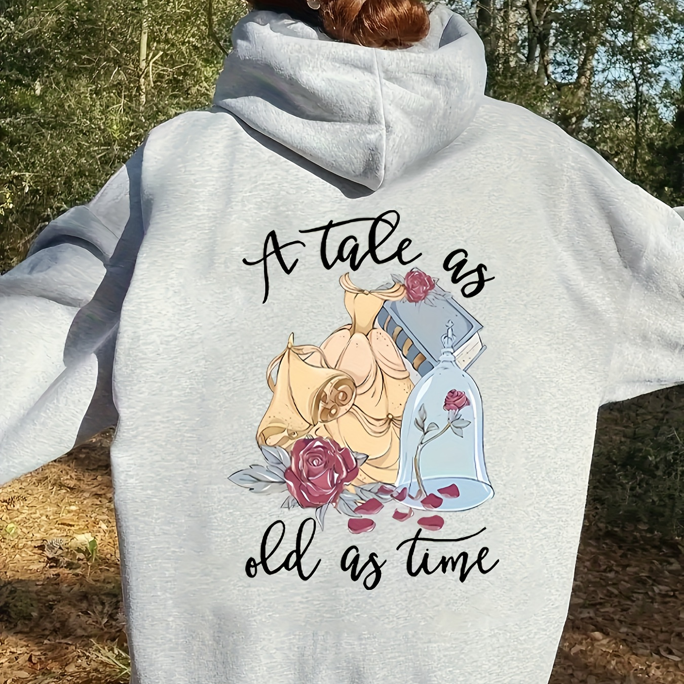 Women's Casual Floral Print Hoodie - Lightweight, Long Sleeve With Kangaroo Pocket, Polyester , Machine Washable
Women's Casual Floral Print Hoodie - Lightweight, Long Sleeve With Kangaroo Pocket, Polyester , Machine Washable