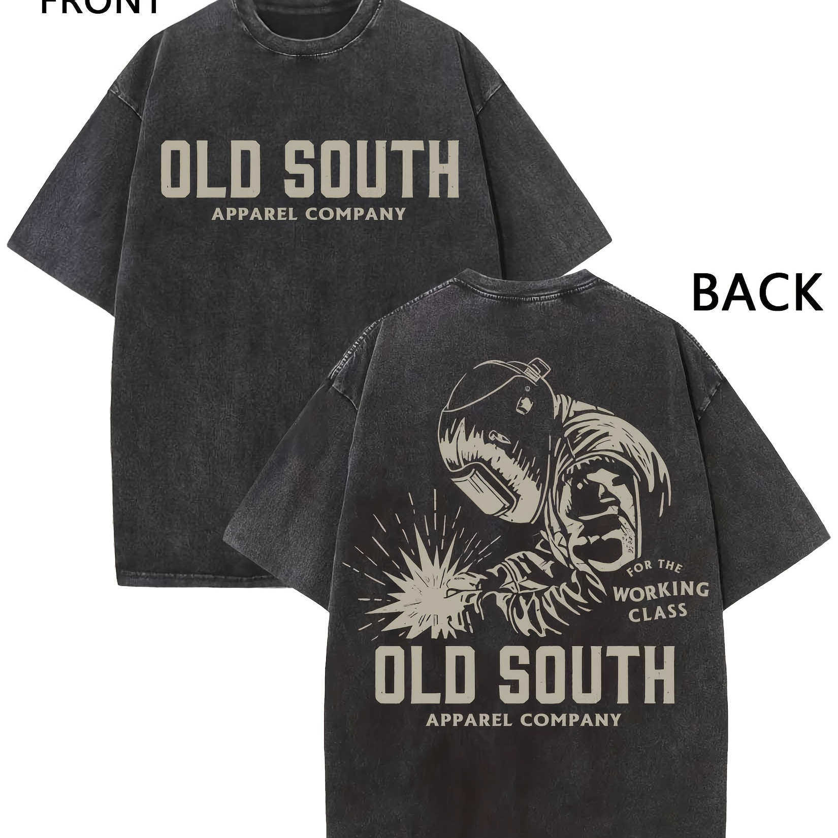 Welder Class Double-sided ., Boutique 230g Washed Distressed Batik Thickened Cotton T-shirt, Men' Casual Cotton T-shirt, Short Sleeve Crew Neck T-shirt
Welder Class Double-sided ., Boutique 230g Washed Distressed Batik Thickened Cotton T-shirt, Men' Casual Cotton T-shirt, Short Sleeve Crew Neck T-shirt