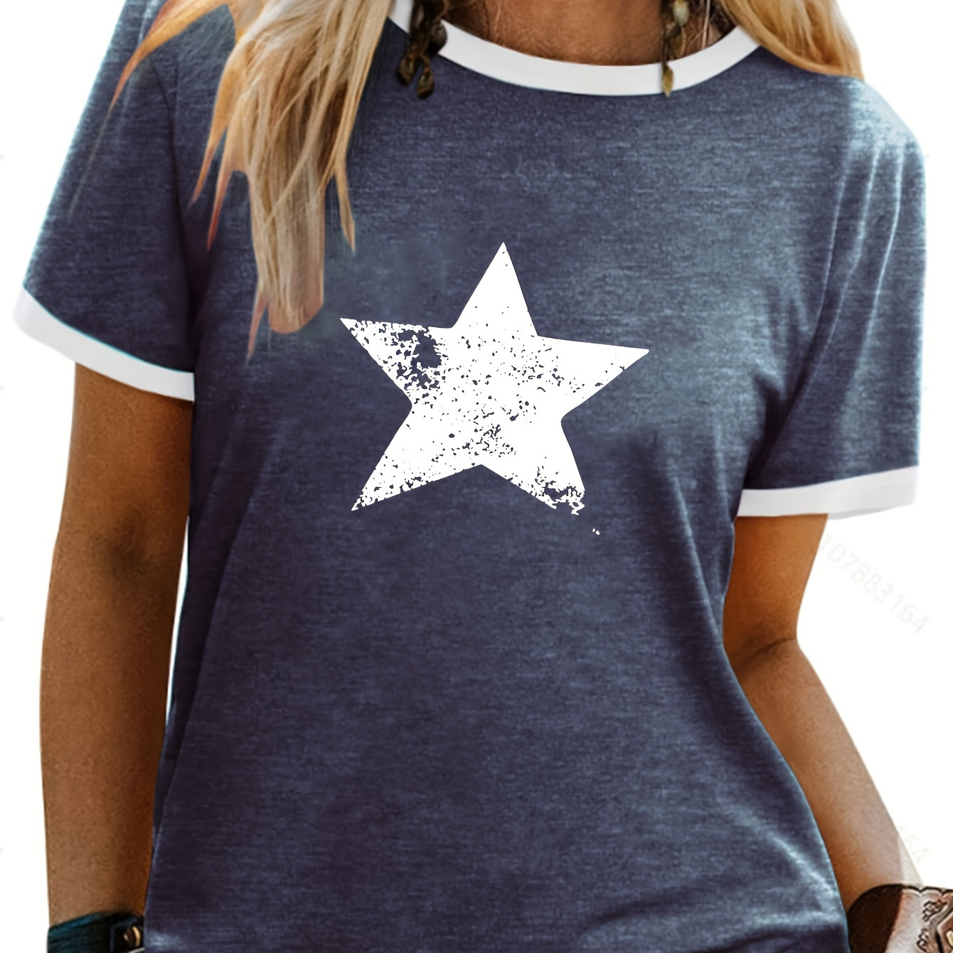 Women's Print T-shirt - Short Sleeve, Crew Neck, Soft Polyester , Yellow With White , Summer Top, Casual Attire | Trendy | Stretchable Fabric
Women's Print T-shirt - Short Sleeve, Crew Neck, Soft Polyester , Yellow With White , Summer Top, Casual Attire | Trendy | Stretchable Fabric
