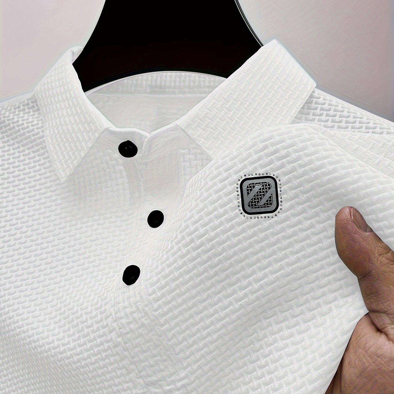 Men's Quick-dry Nylon Shirt - Breathable, Moisture-wicking Short Sleeve With Logo For Golf, Gym & Casual Wear
Men's Quick-dry Nylon Shirt - Breathable, Moisture-wicking Short Sleeve With Logo For Golf, Gym & Casual Wear