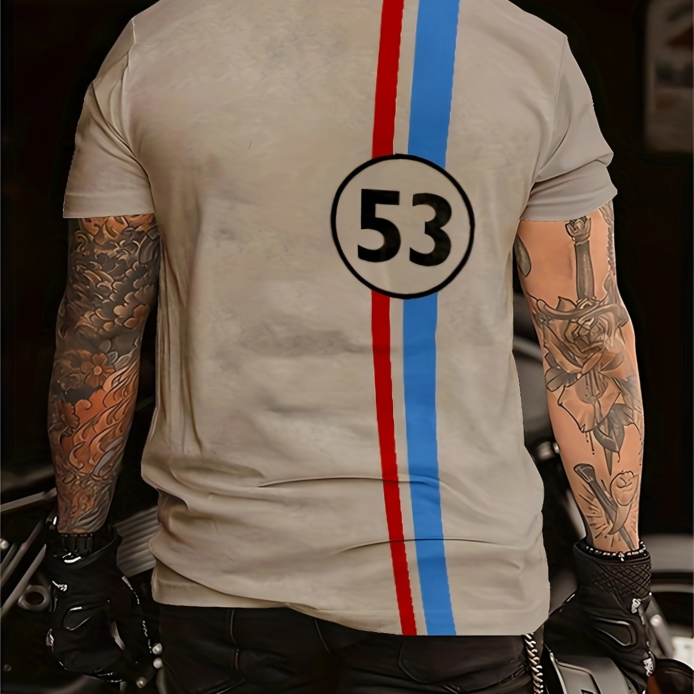Men's 53 Graphic Print T-shirt, Short Sleeve Crew Neck Tee, Men's Clothing For Summer Outdoor
Men's 53 Graphic Print T-shirt, Short Sleeve Crew Neck Tee, Men's Clothing For Summer Outdoor