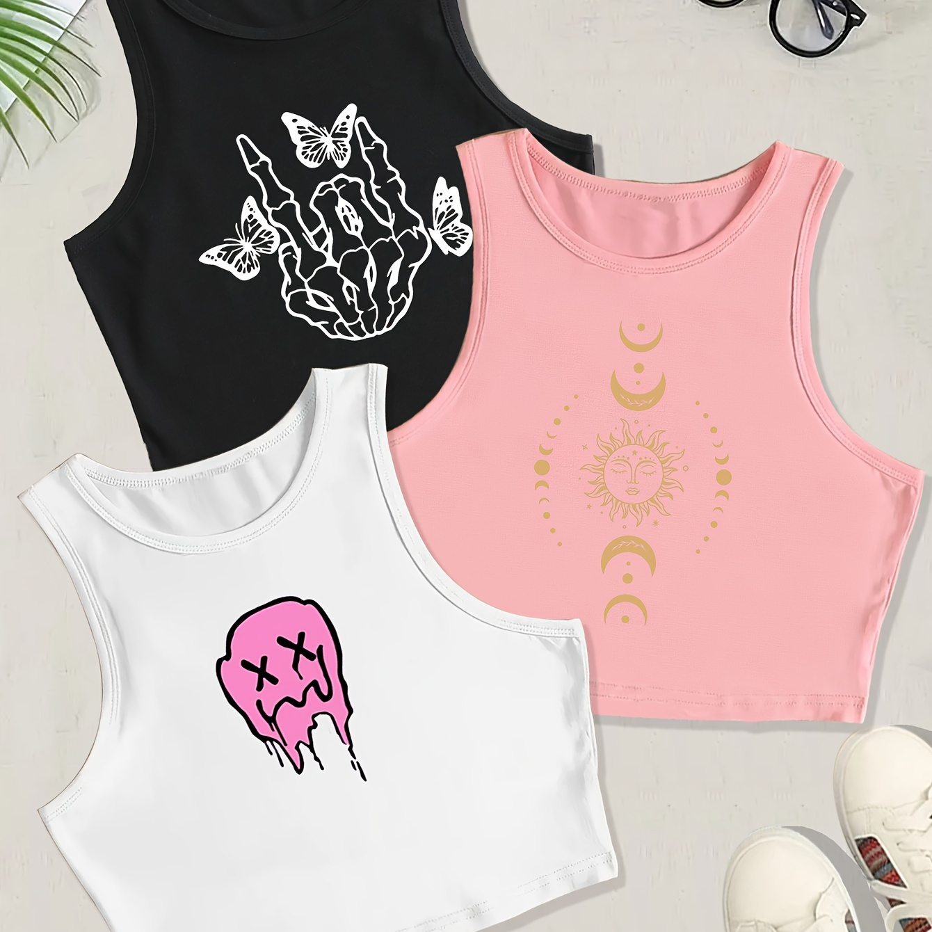 3 Pack Tank Top, Sleeveless Crew Neck Casual Top For Summer & Spring, Women's Clothing
3 Pack Tank Top, Sleeveless Crew Neck Casual Top For Summer & Spring, Women's Clothing
