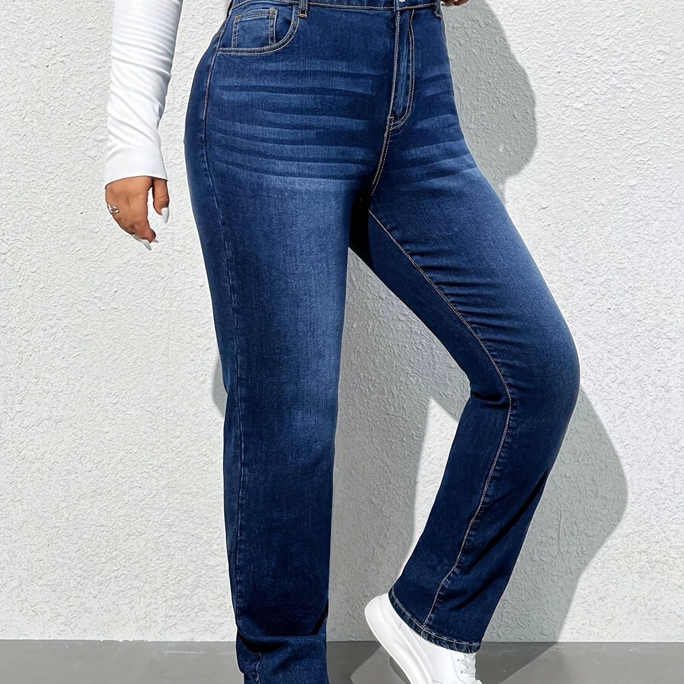 Large Size Jeans For Women 2024 Fit Elastic Small Leg Pants, High Waisted Pants, Casual Pants
Large Size Jeans For Women 2024 Fit Elastic Small Leg Pants, High Waisted Pants, Casual Pants