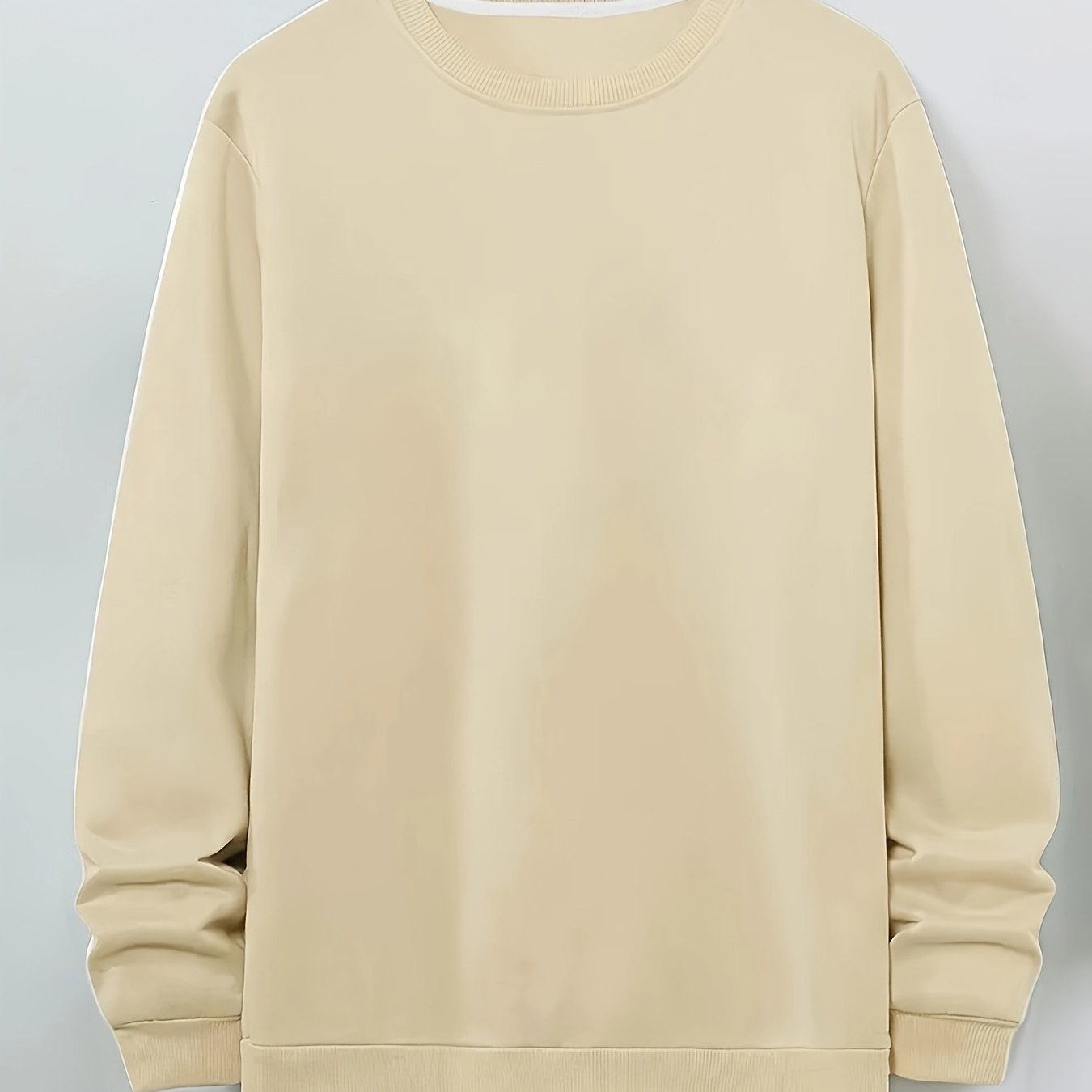 Solid Trendy Sweatshirt, Men's Casual Basic Crew Neck Pullover Sweatshirt For Men Fall Winter
Solid Trendy Sweatshirt, Men's Casual Basic Crew Neck Pullover Sweatshirt For Men Fall Winter