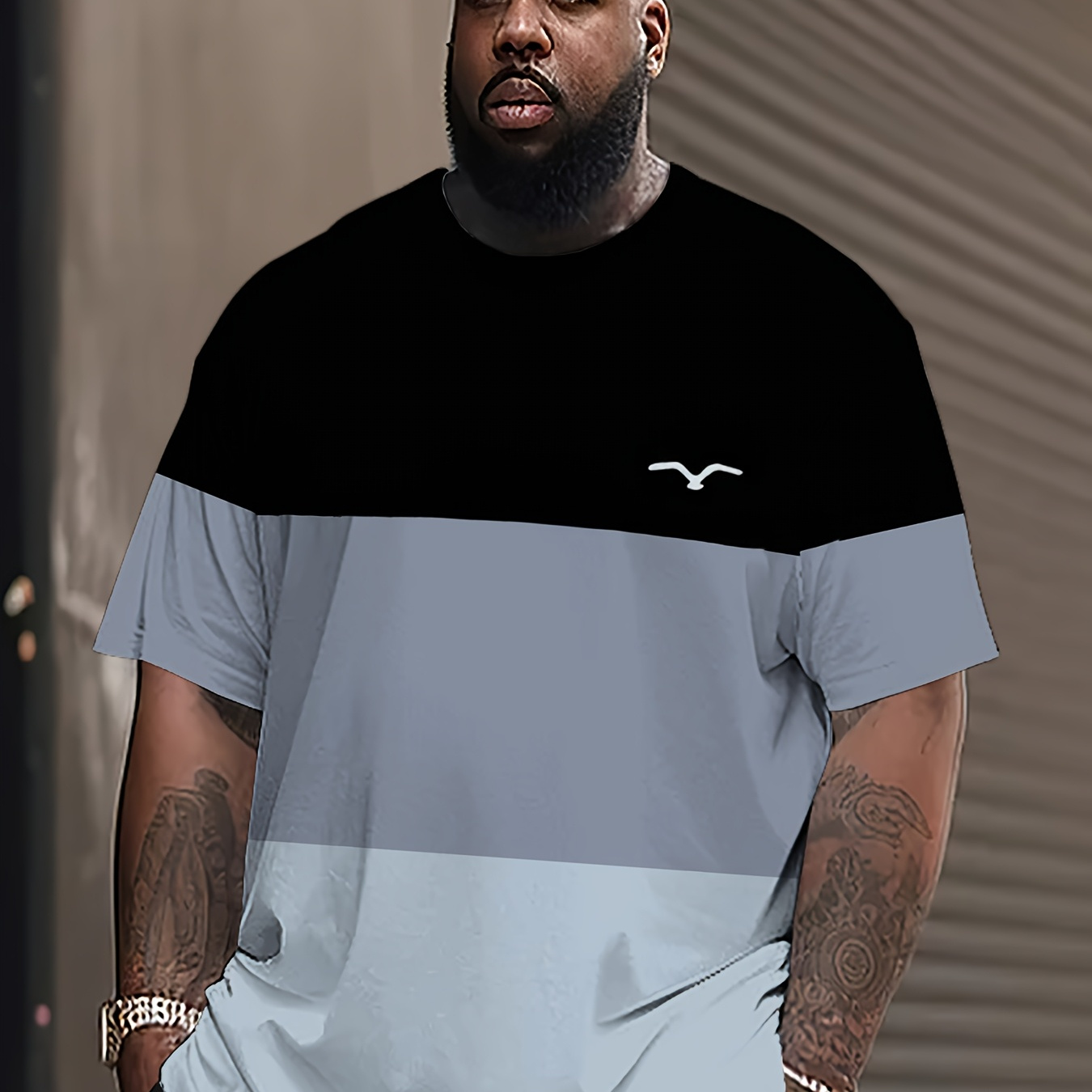 A Large Size Men's Color- T-shirt Featuring A Of A Bird, For Summer Outdoor Casual Sports With A Round Neck And Short Sleeves, Plus Size
A Large Size Men's Color- T-shirt Featuring A Of A Bird, For Summer Outdoor Casual Sports With A Round Neck And Short Sleeves, Plus Size