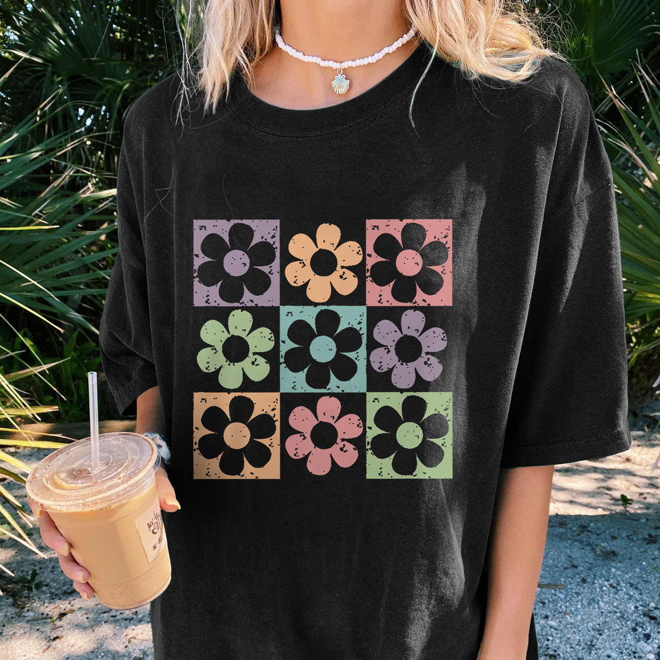 Floral Print Crew Neck Tee Dress, Casual Short Sleeve Dress For Spring & Summer, Women's Clothing
Floral Print Crew Neck Tee Dress, Casual Short Sleeve Dress For Spring & Summer, Women's Clothing