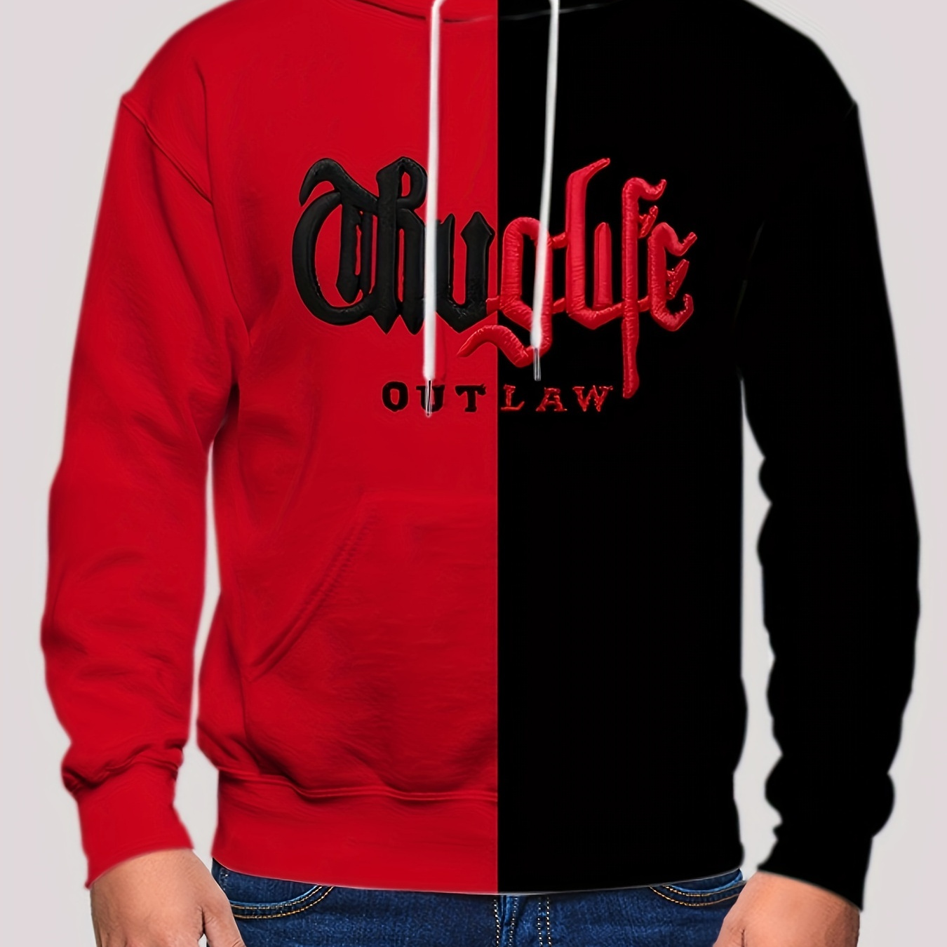 Creative Letter Print Hoodie, Cool Color Block Hoodies For Men, Men's Casual Graphic Design Hooded Sweatshirt With Kangaroo Pocket Streetwear For Winter Fall, As Gifts
Creative Letter Print Hoodie, Cool Color Block Hoodies For Men, Men's Casual Graphic Design Hooded Sweatshirt With Kangaroo Pocket Streetwear For Winter Fall, As Gifts