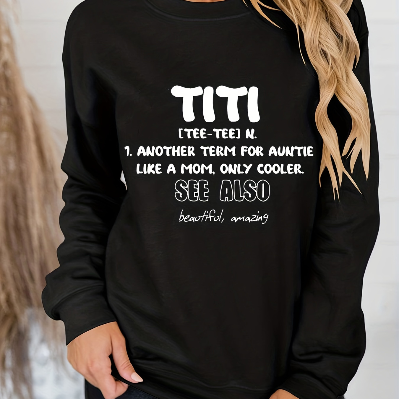 Letter Print Sweatshirt, Casual Long Sleeve Crew Neck Sweatshirt For Spring & Fall, Women's Clothing
Letter Print Sweatshirt, Casual Long Sleeve Crew Neck Sweatshirt For Spring & Fall, Women's Clothing