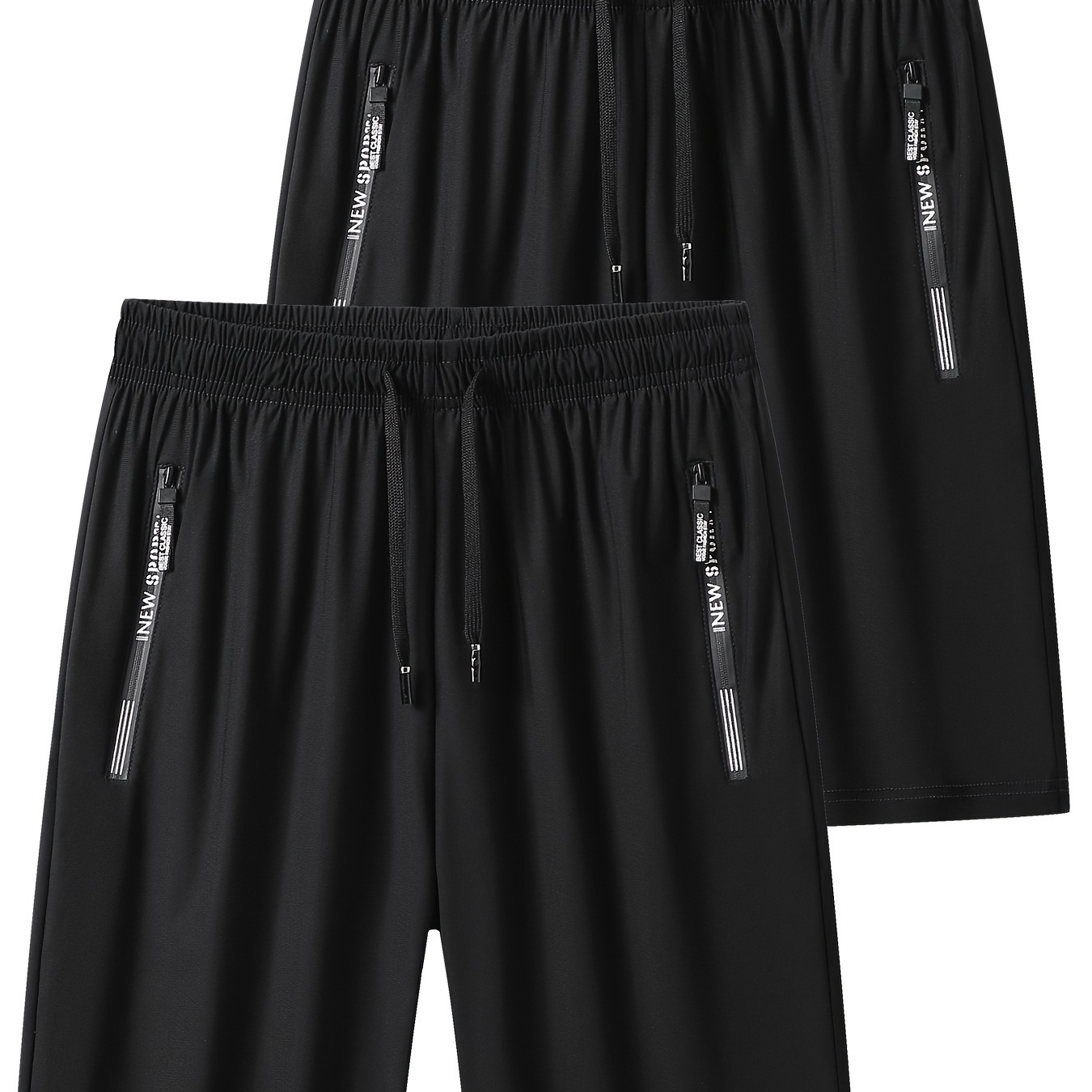 2pcs Fashionable Men's Summer Drawstring Casual Sports Loose Shorts, Suitable For Outdoor Sports, Comfortable And Versatile
2pcs Fashionable Men's Summer Drawstring Casual Sports Loose Shorts, Suitable For Outdoor Sports, Comfortable And Versatile