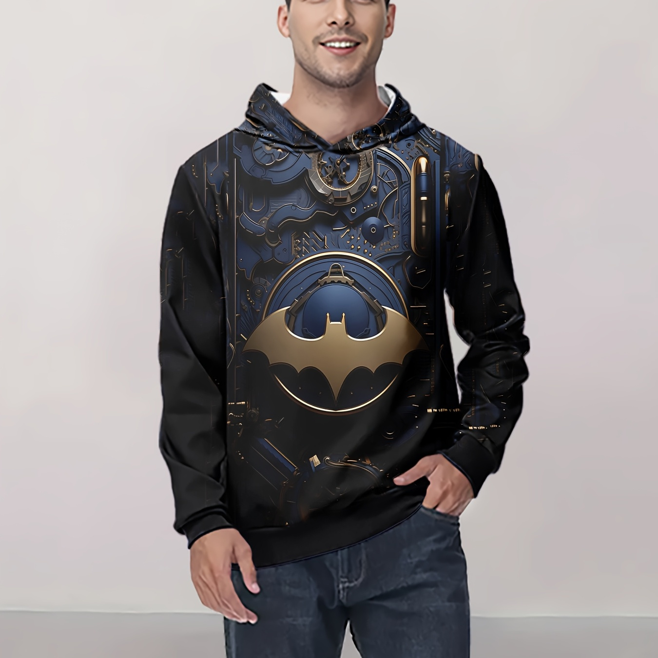 's Hooded Sweatshirt, A Casual And Stylish Sports Top, Featuring A 3d Print Mechanical , Outdoor Activities And For .
's Hooded Sweatshirt, A Casual And Stylish Sports Top, Featuring A 3d Print Mechanical , Outdoor Activities And For .